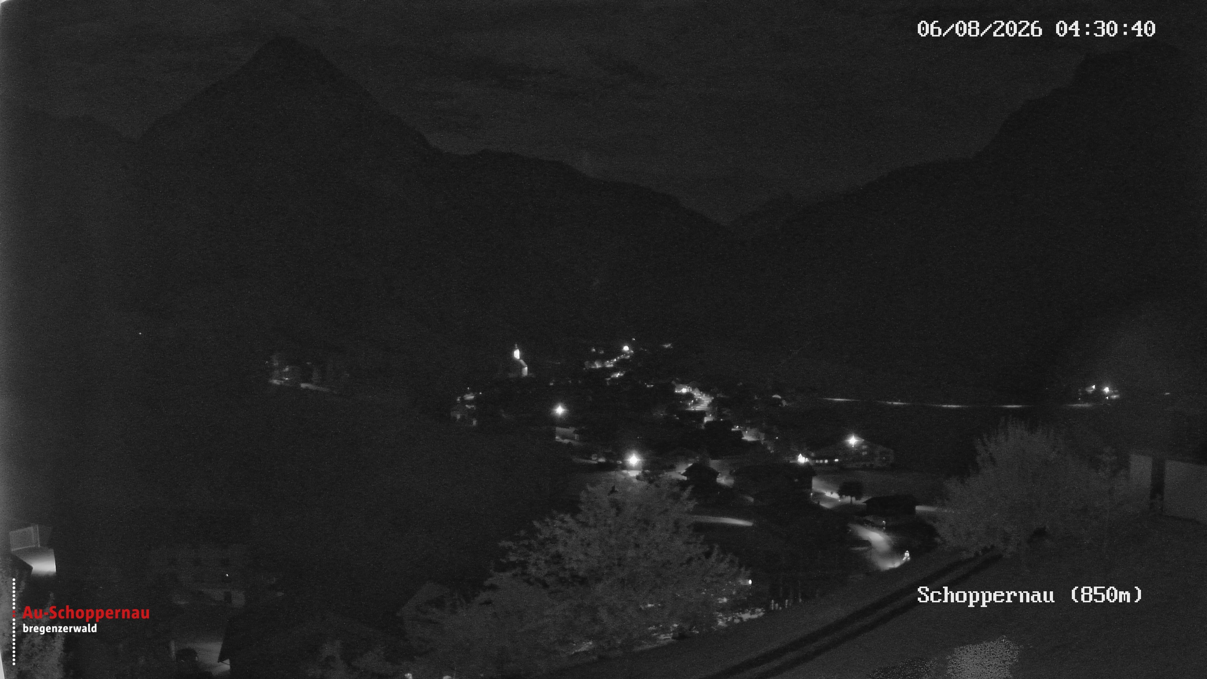 Archiv Foto Webcam Schoppernau im Bregenzerwald
