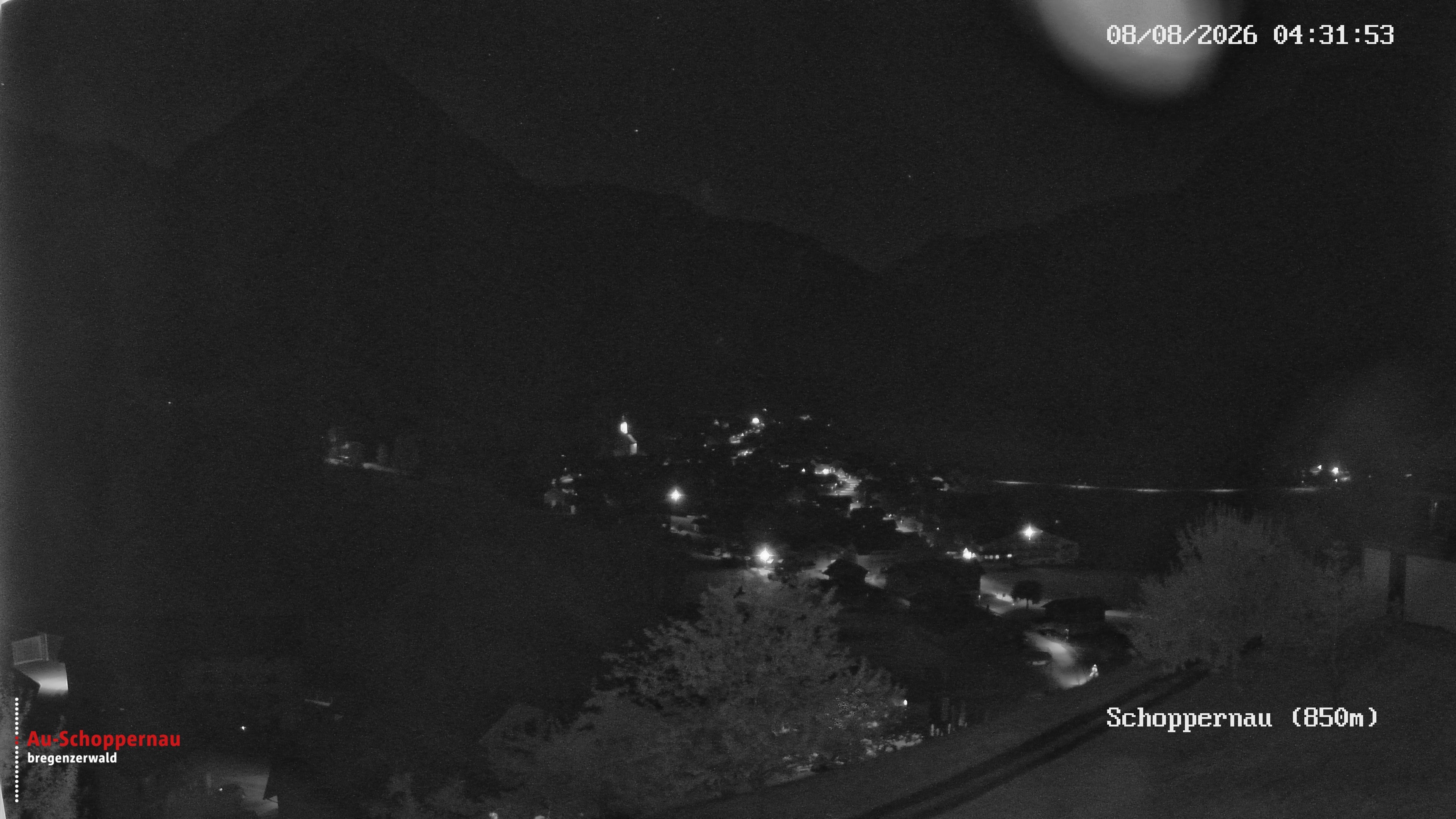 Archiv Foto Webcam Schoppernau im Bregenzerwald