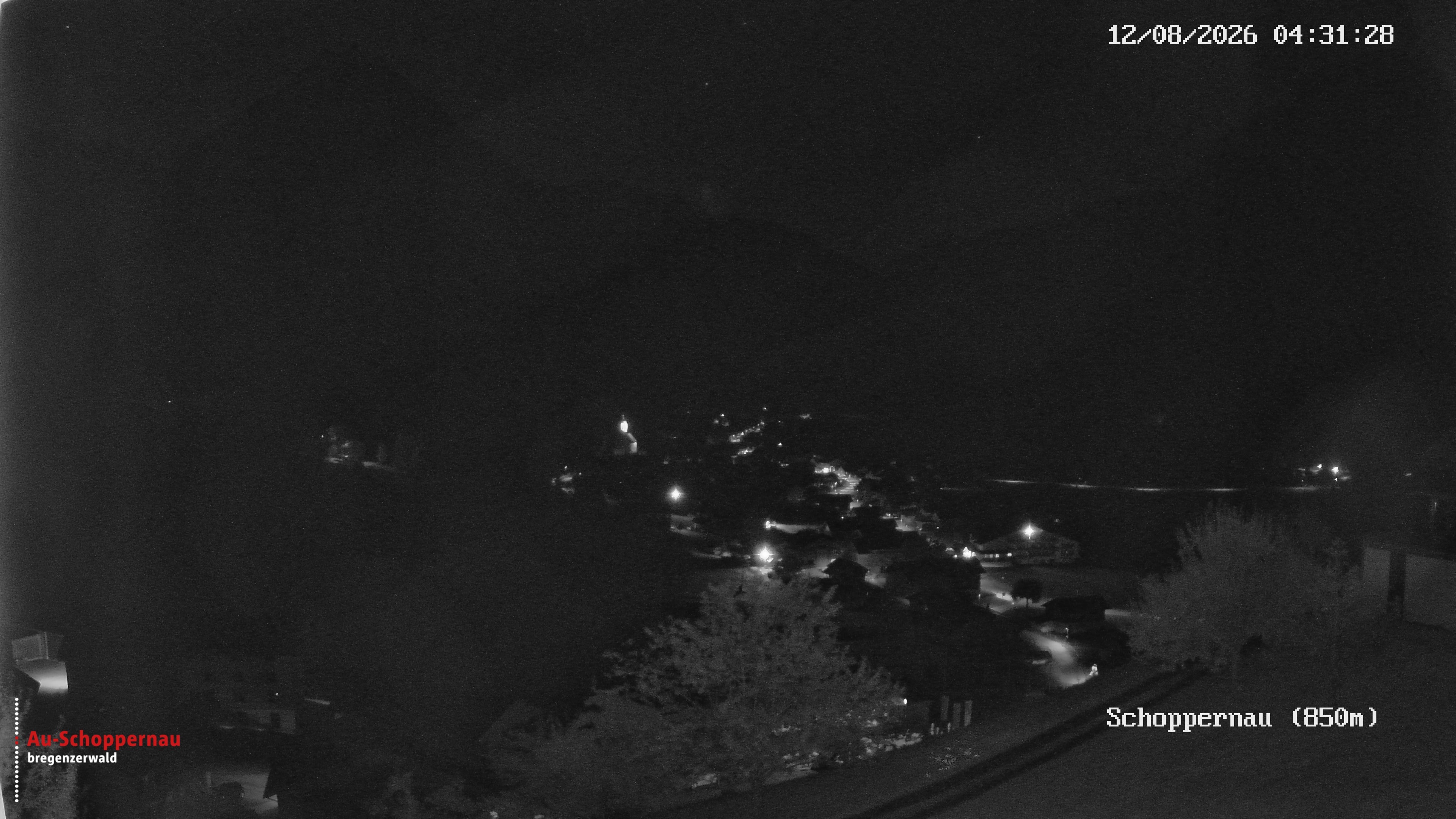Archiv Foto Webcam Schoppernau im Bregenzerwald
