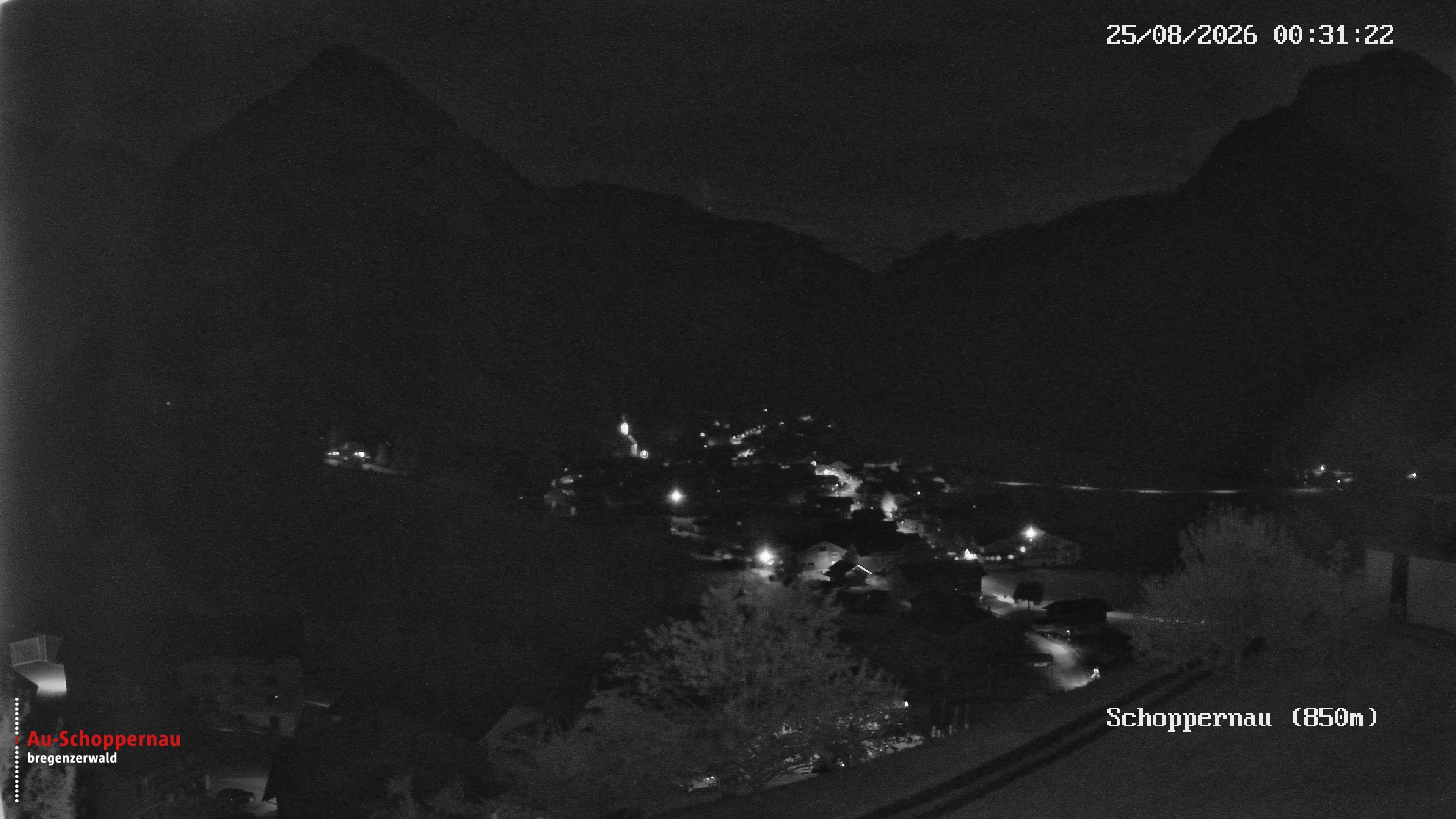 Archiv Foto Webcam Schoppernau im Bregenzerwald