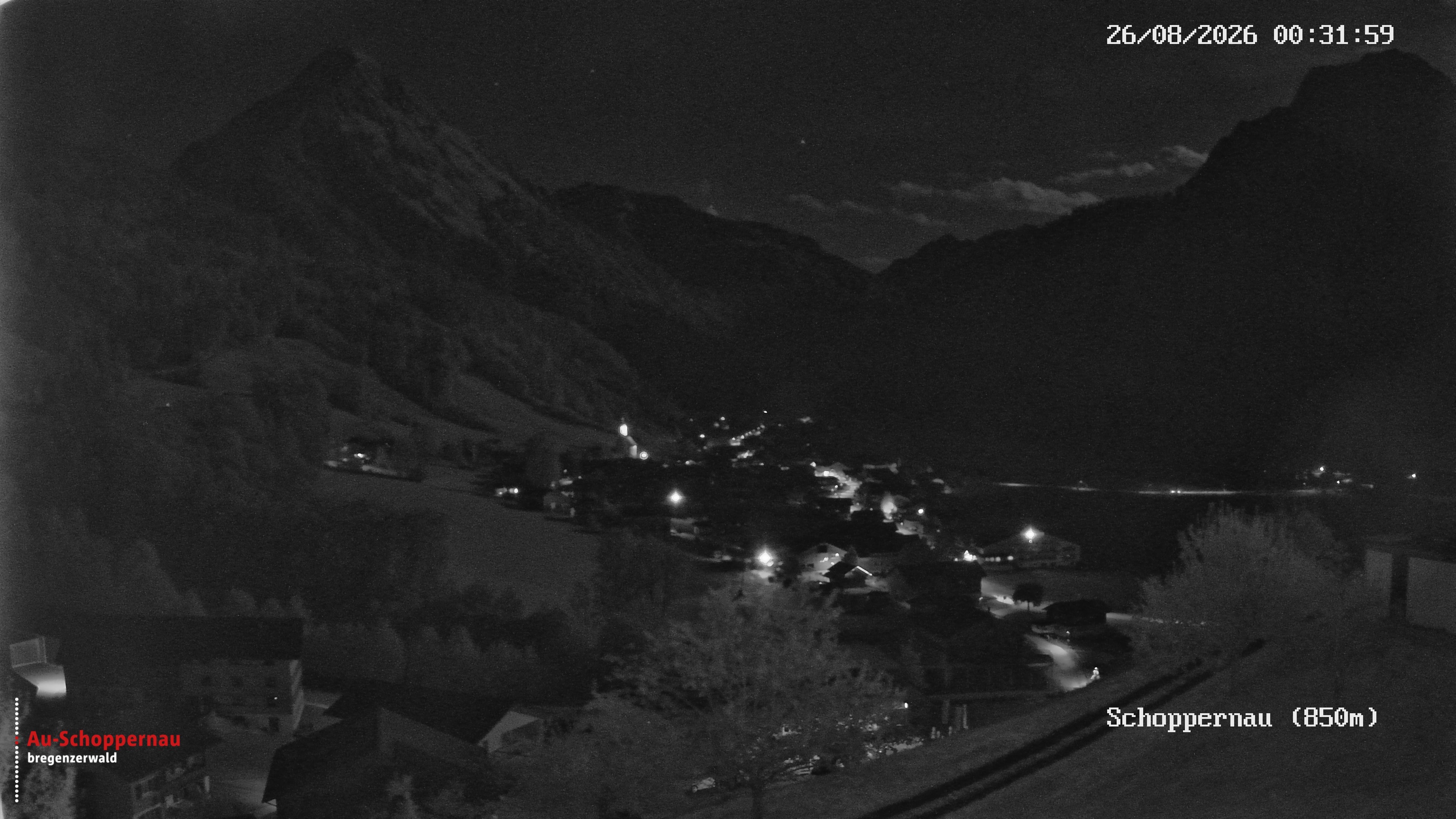 Archiv Foto Webcam Schoppernau im Bregenzerwald