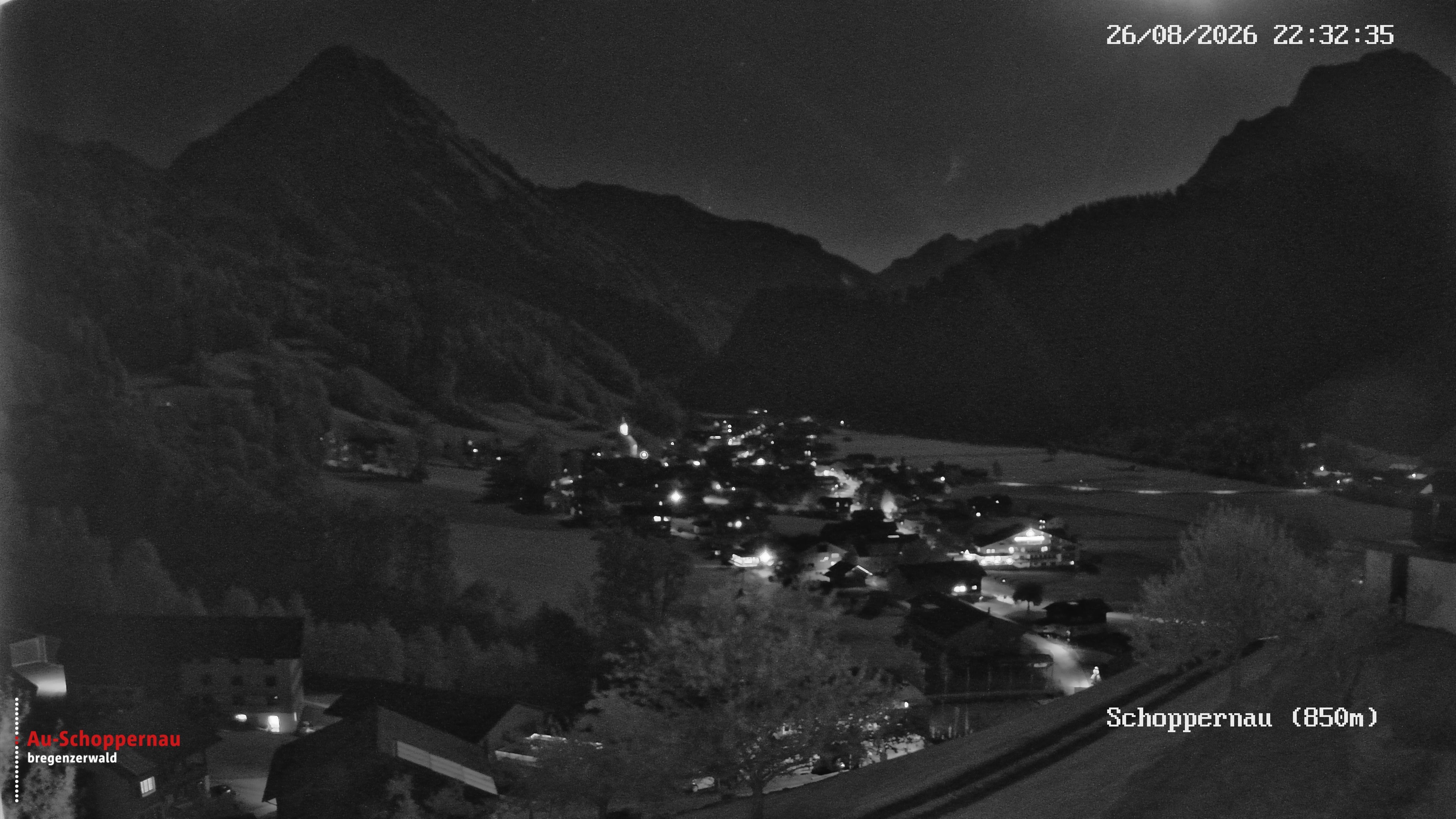 Archiv Foto Webcam Schoppernau im Bregenzerwald