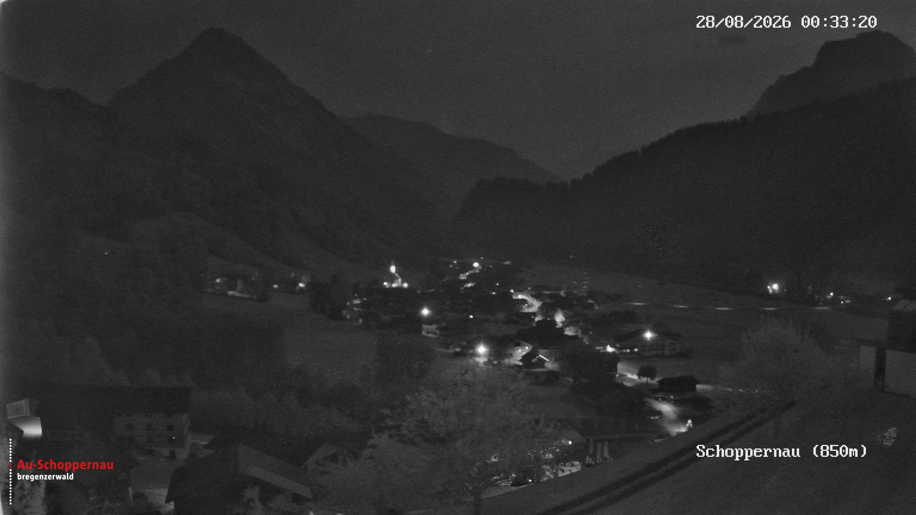 Archiv Foto Webcam Schoppernau im Bregenzerwald