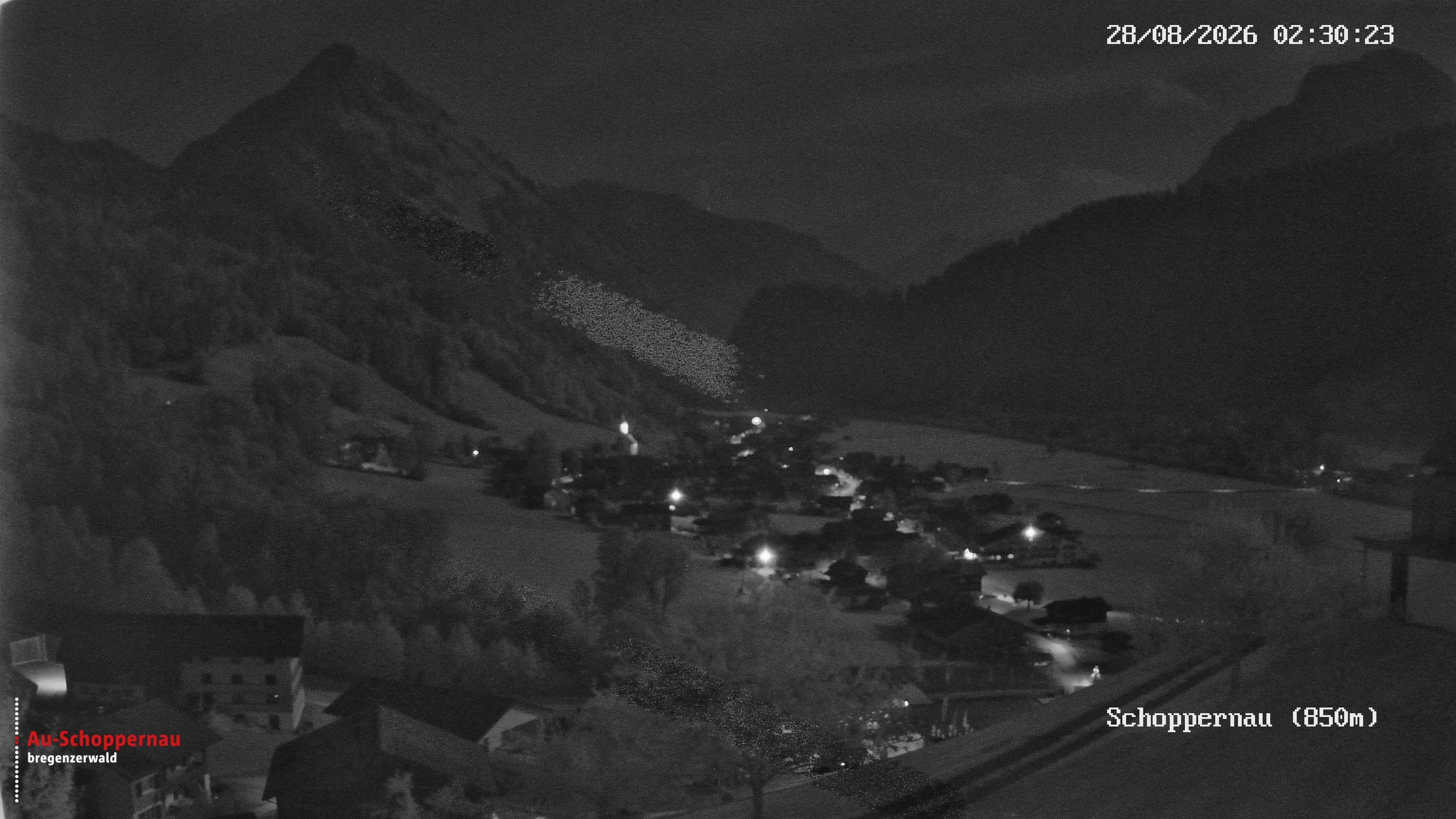 Archiv Foto Webcam Schoppernau im Bregenzerwald