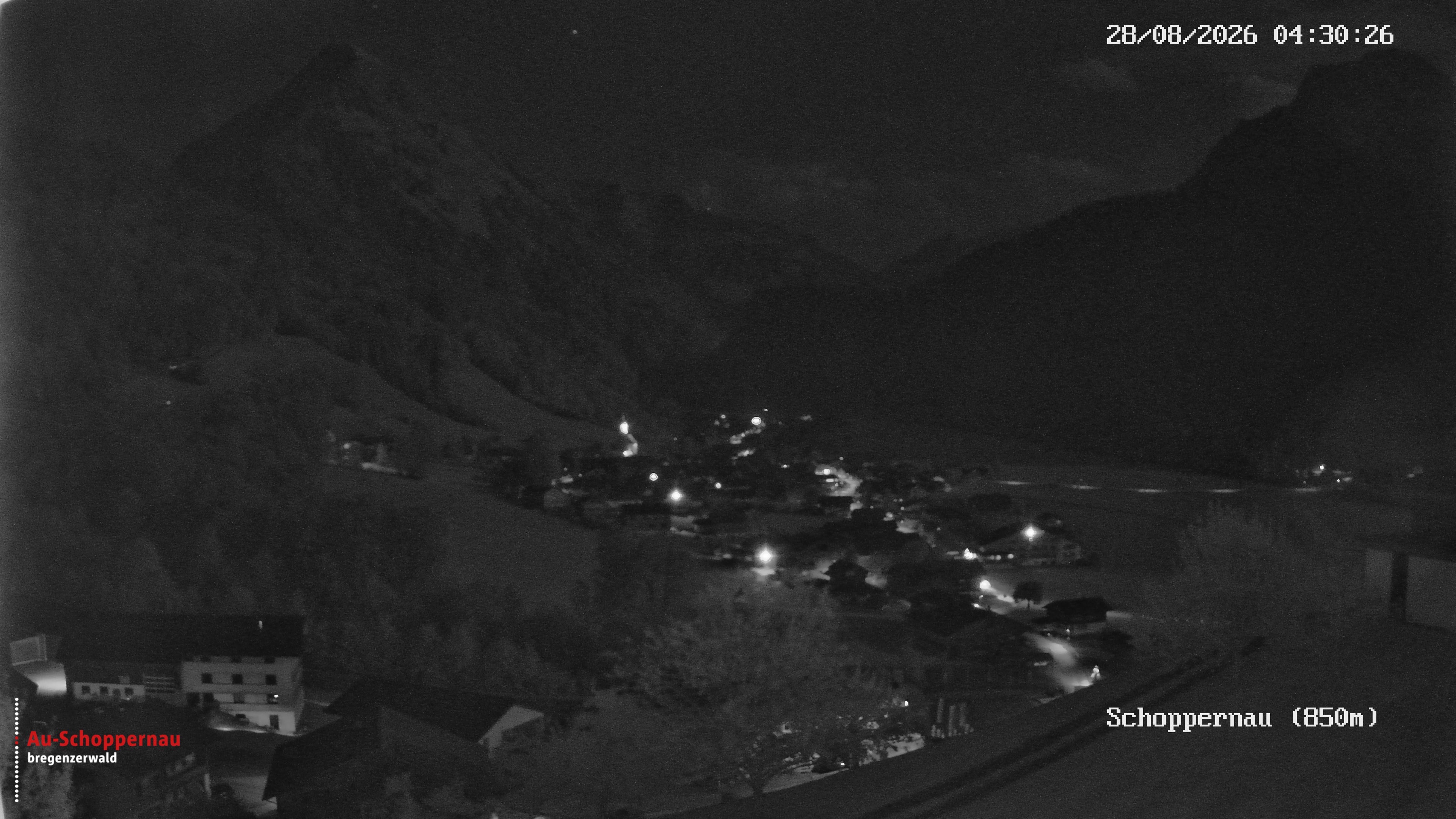 Archiv Foto Webcam Schoppernau im Bregenzerwald