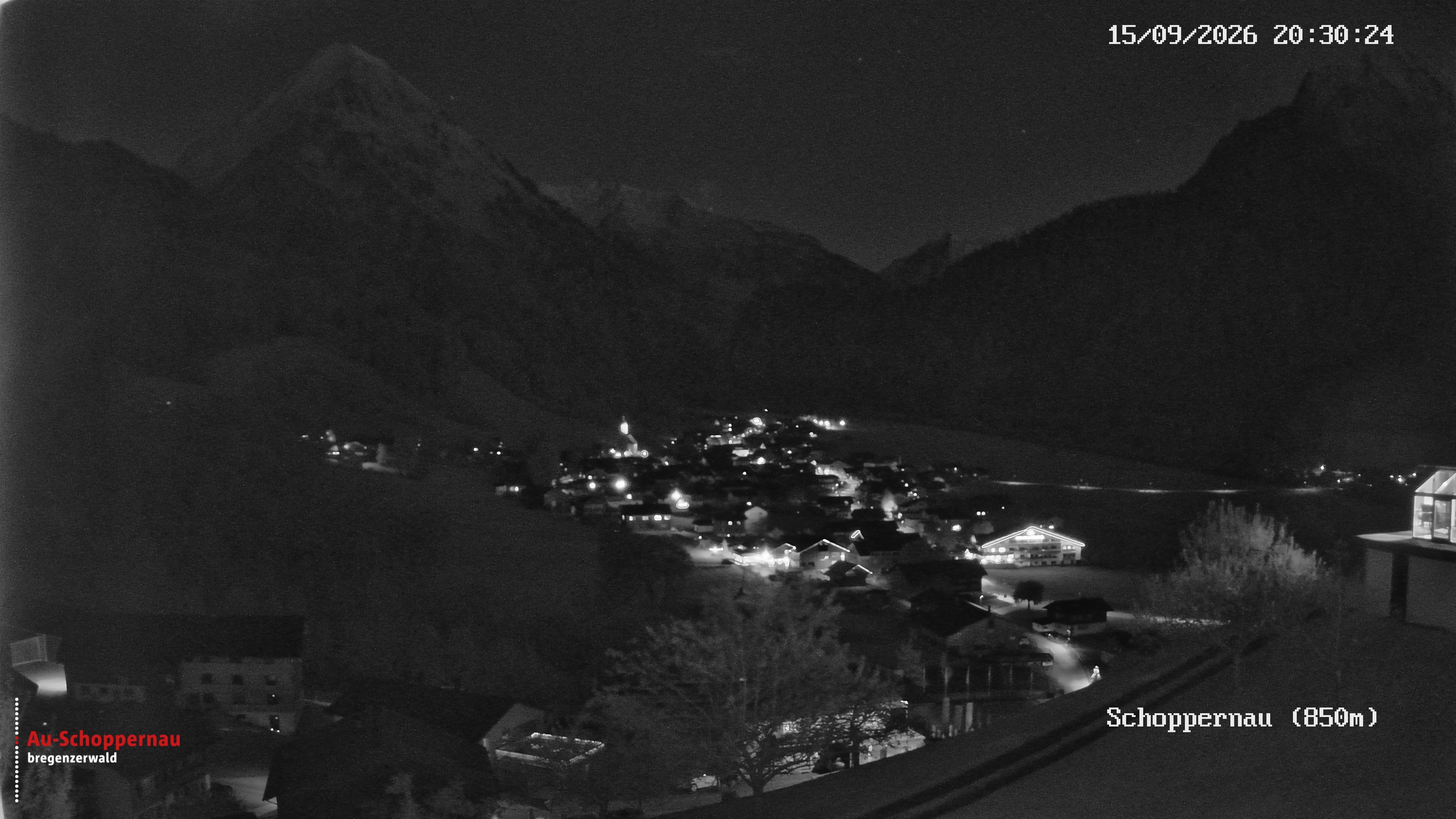 Archiv Foto Webcam Schoppernau im Bregenzerwald