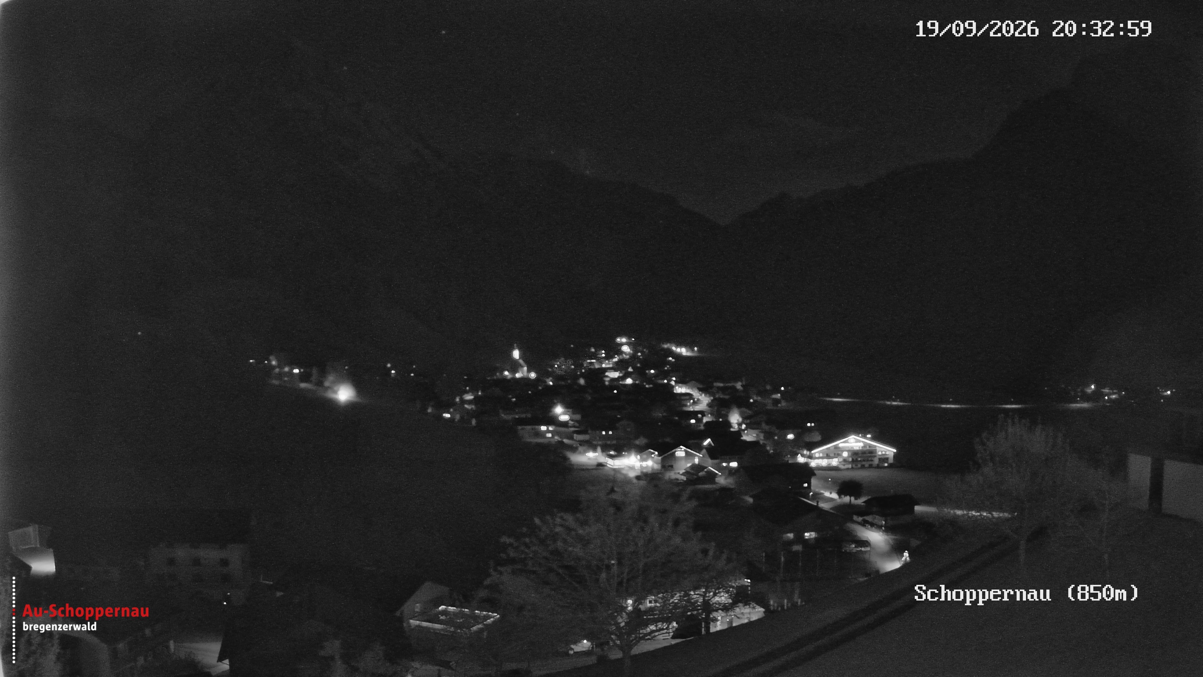 Archived image Webcam Schoppernau in the Bregenzerwald