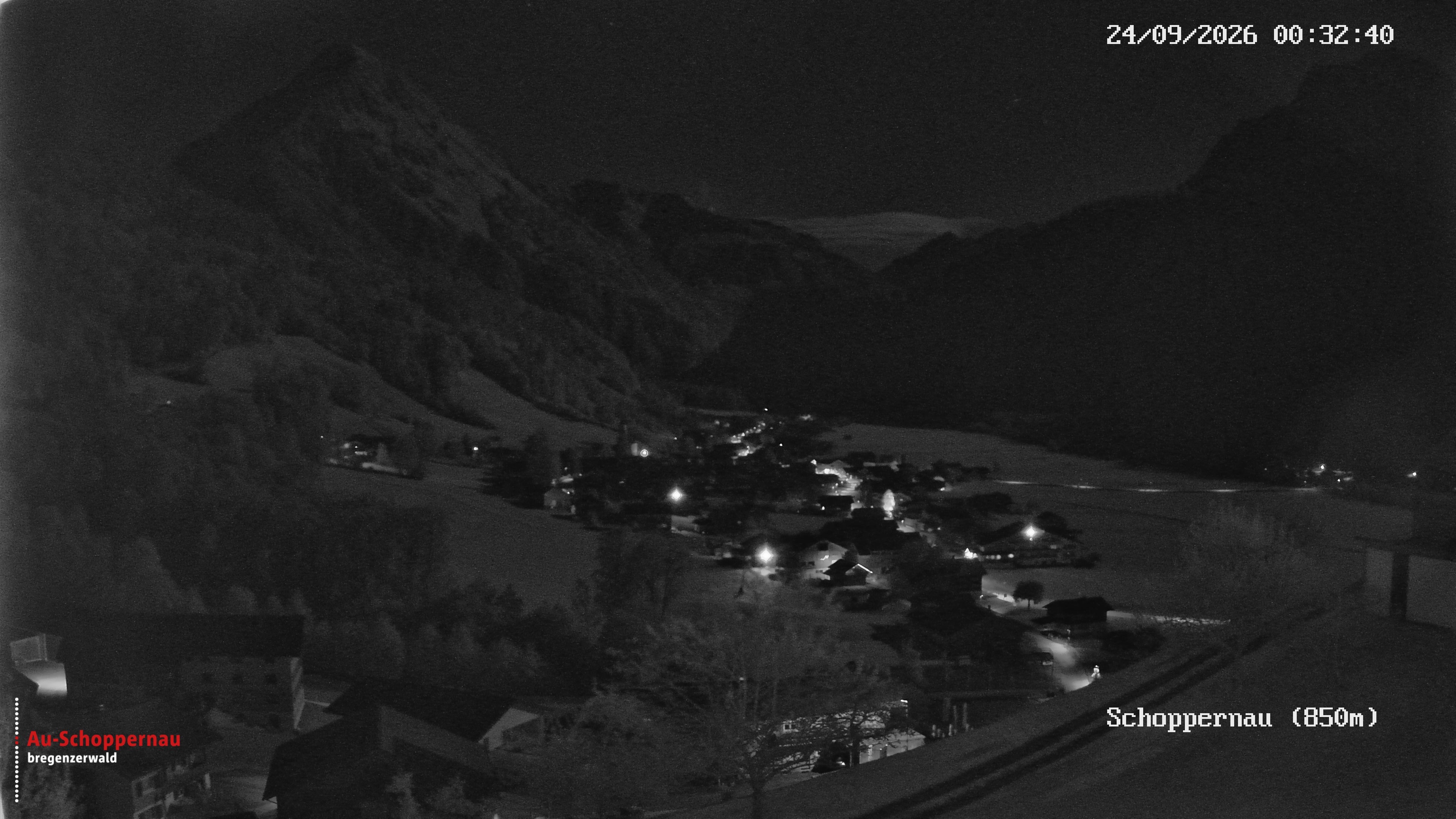 Archiv Foto Webcam Schoppernau im Bregenzerwald