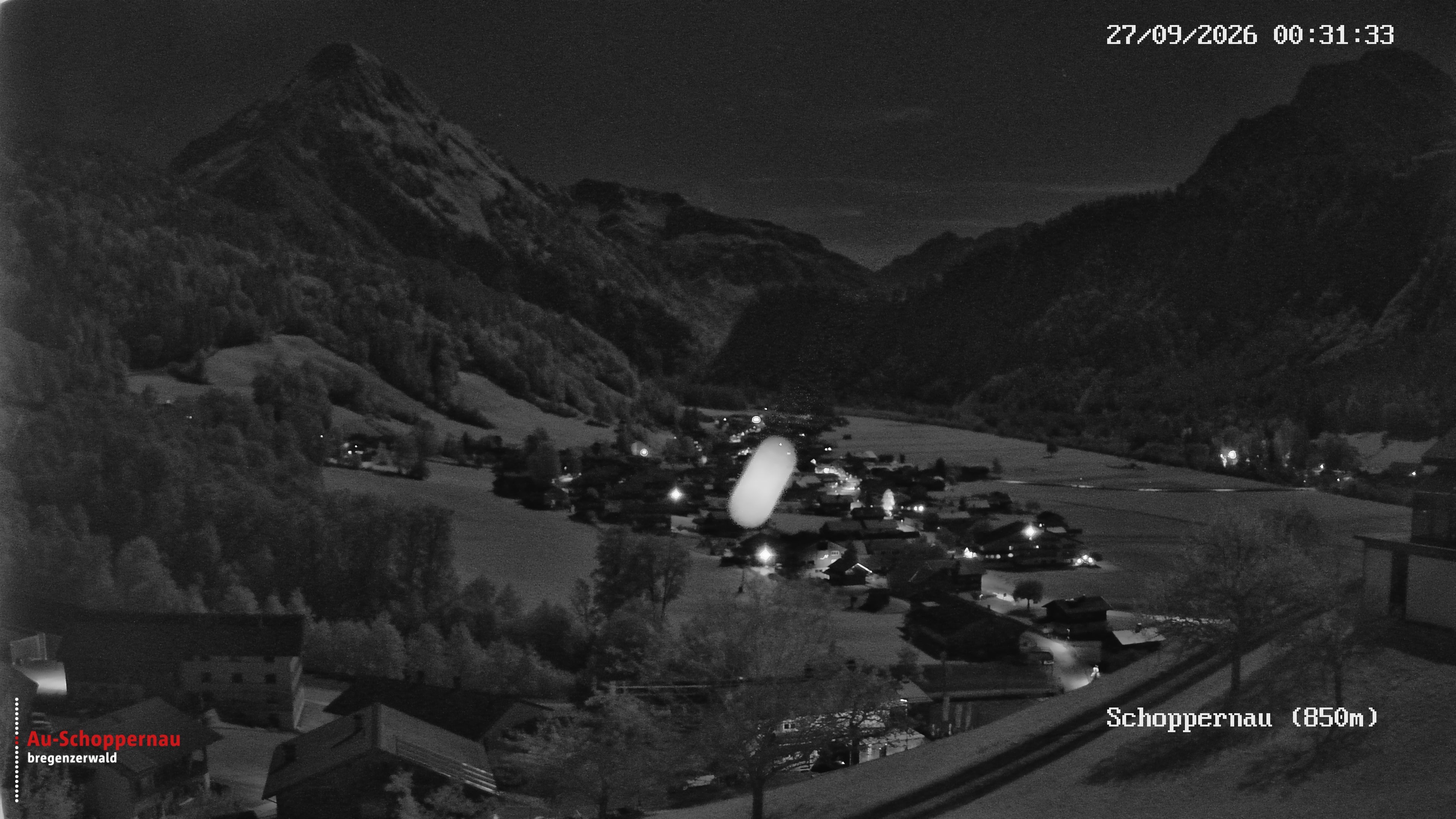 Archiv Foto Webcam Schoppernau im Bregenzerwald