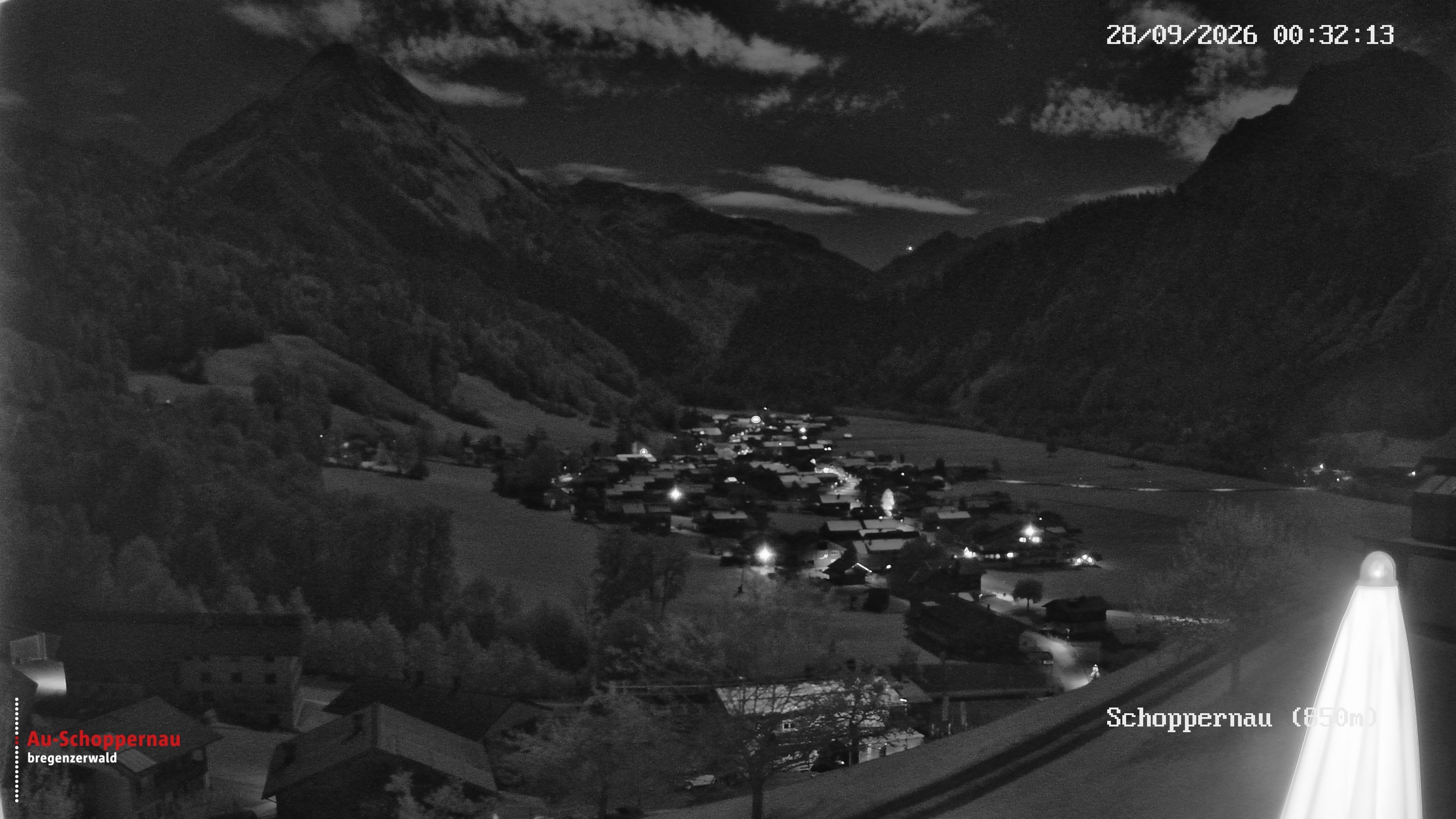 Archiv Foto Webcam Schoppernau im Bregenzerwald