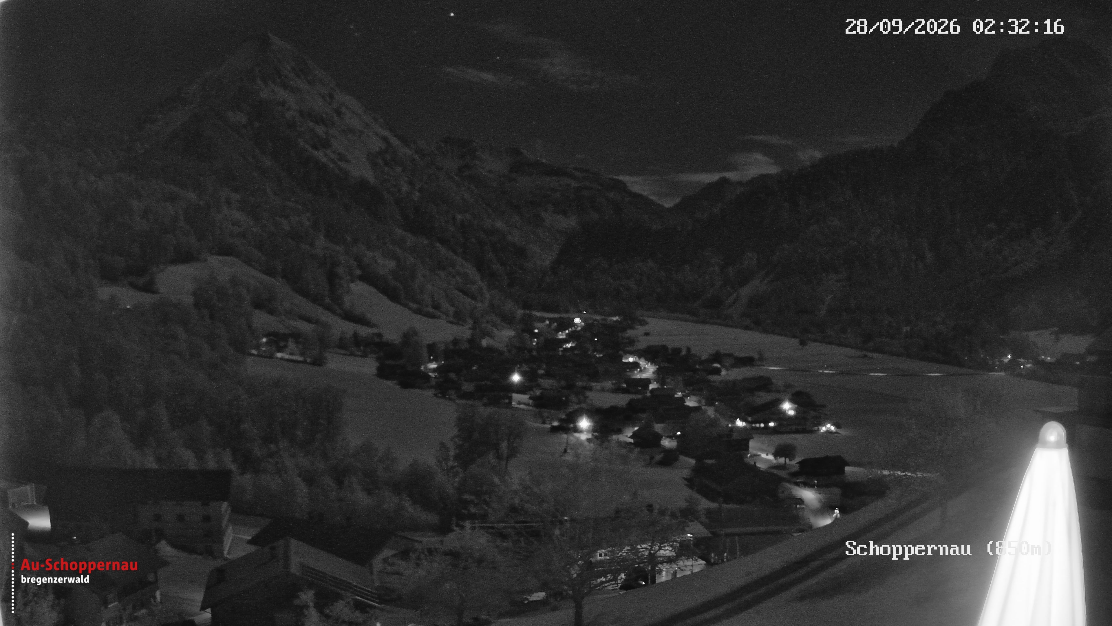 Archiv Foto Webcam Schoppernau im Bregenzerwald