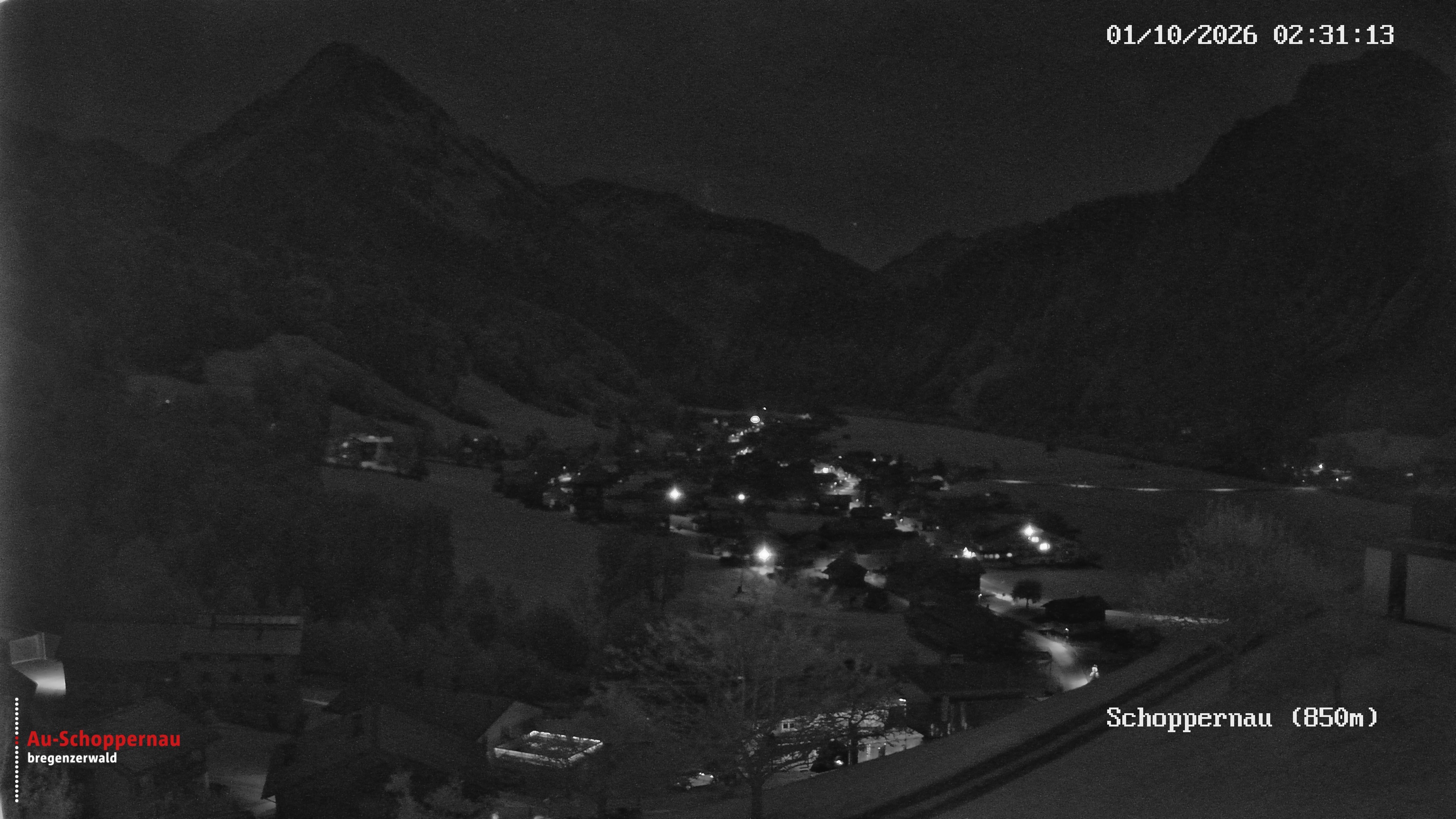 Archiv Foto Webcam Schoppernau im Bregenzerwald