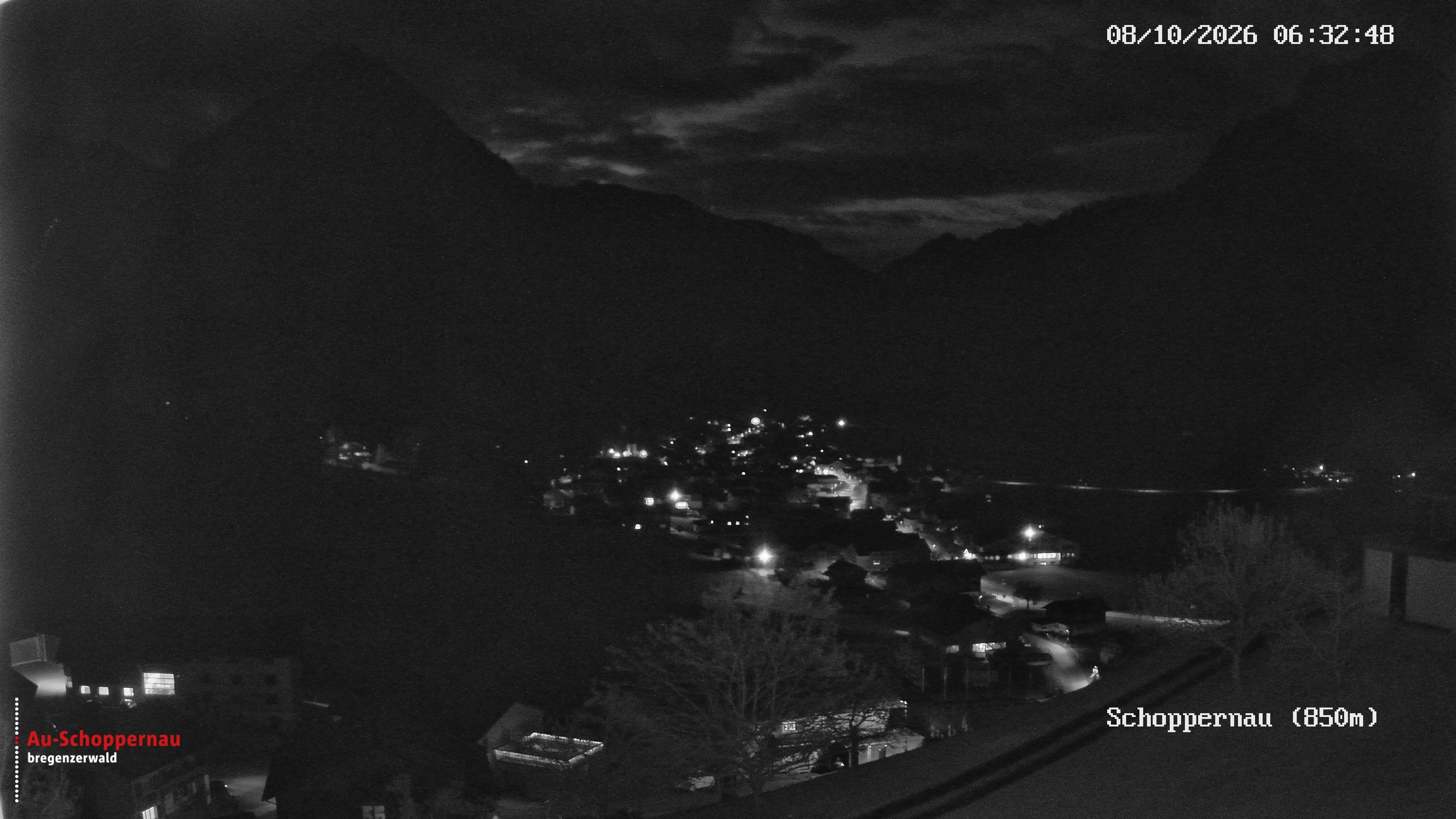 Archiv Foto Webcam Schoppernau im Bregenzerwald