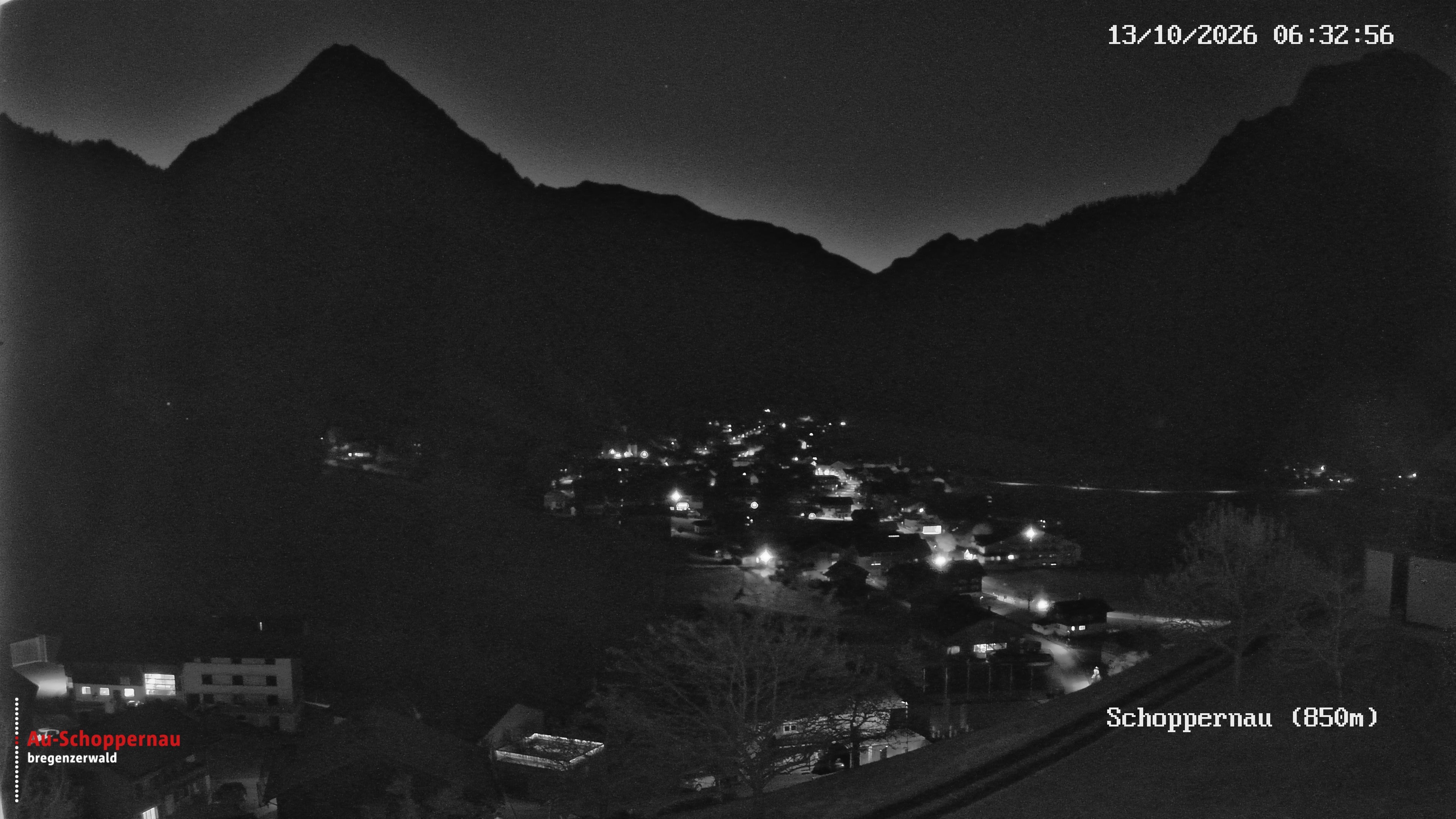 Archiv Foto Webcam Schoppernau im Bregenzerwald