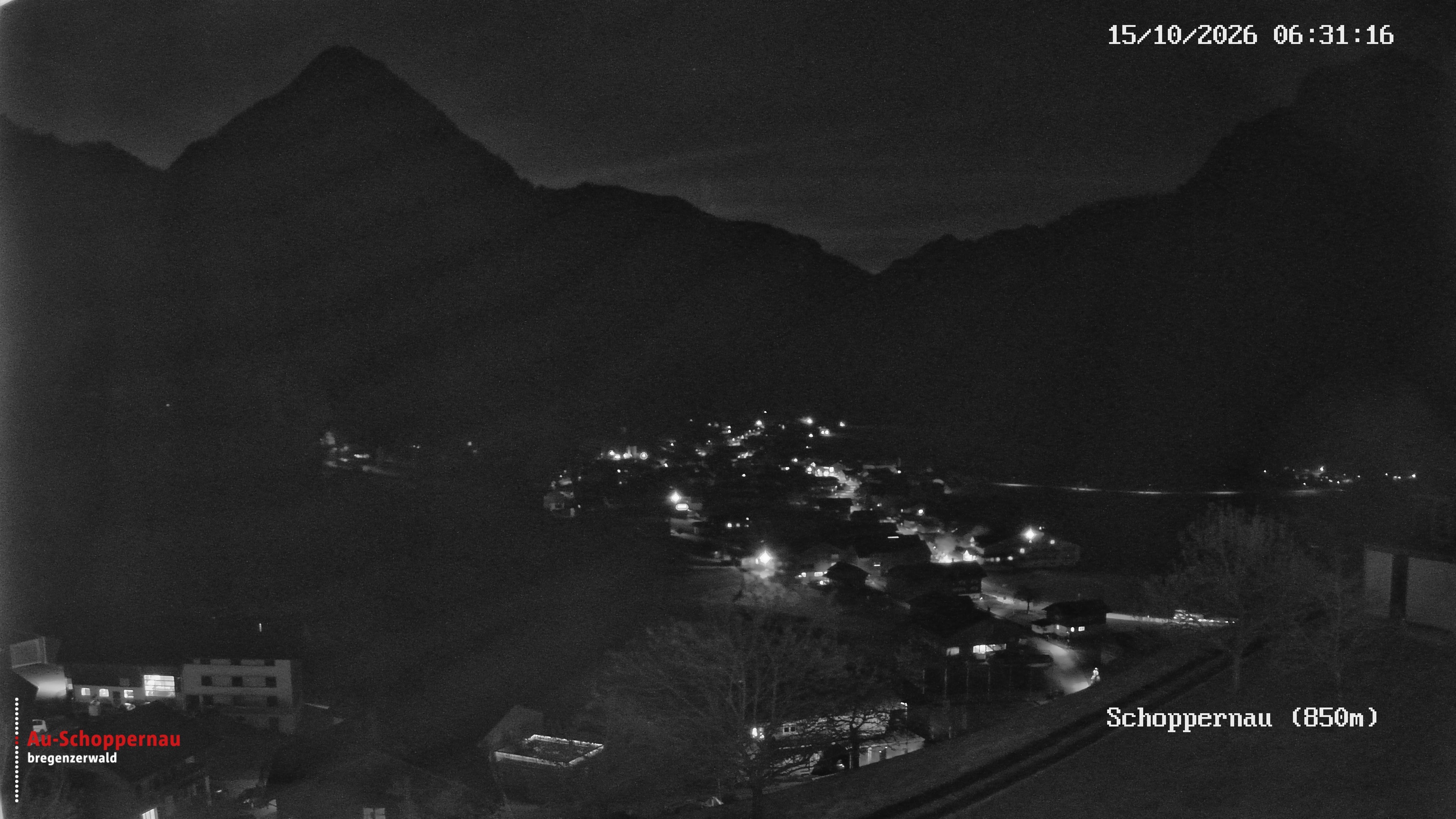 Archiv Foto Webcam Schoppernau im Bregenzerwald