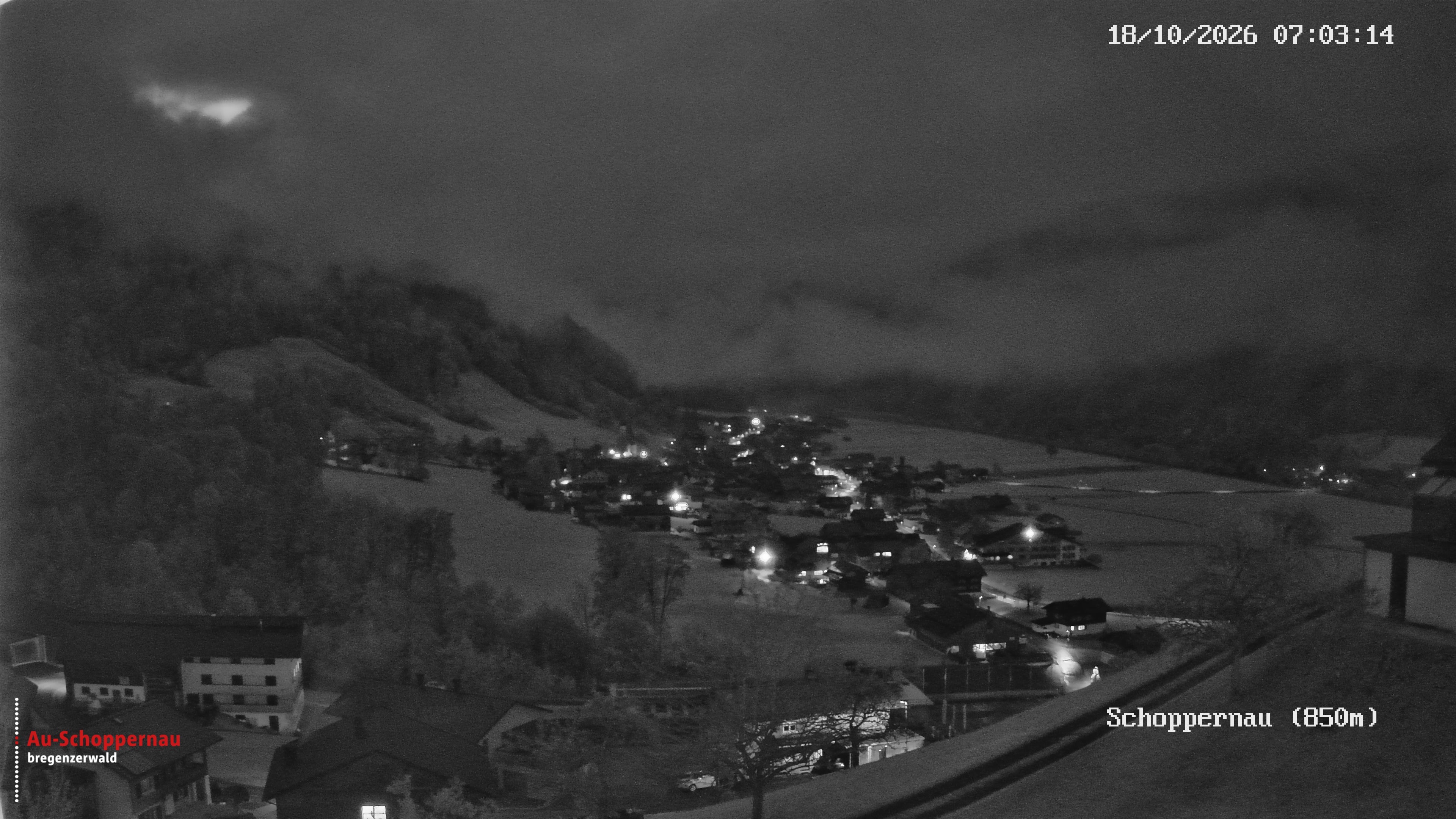 Archiv Foto Webcam Schoppernau im Bregenzerwald