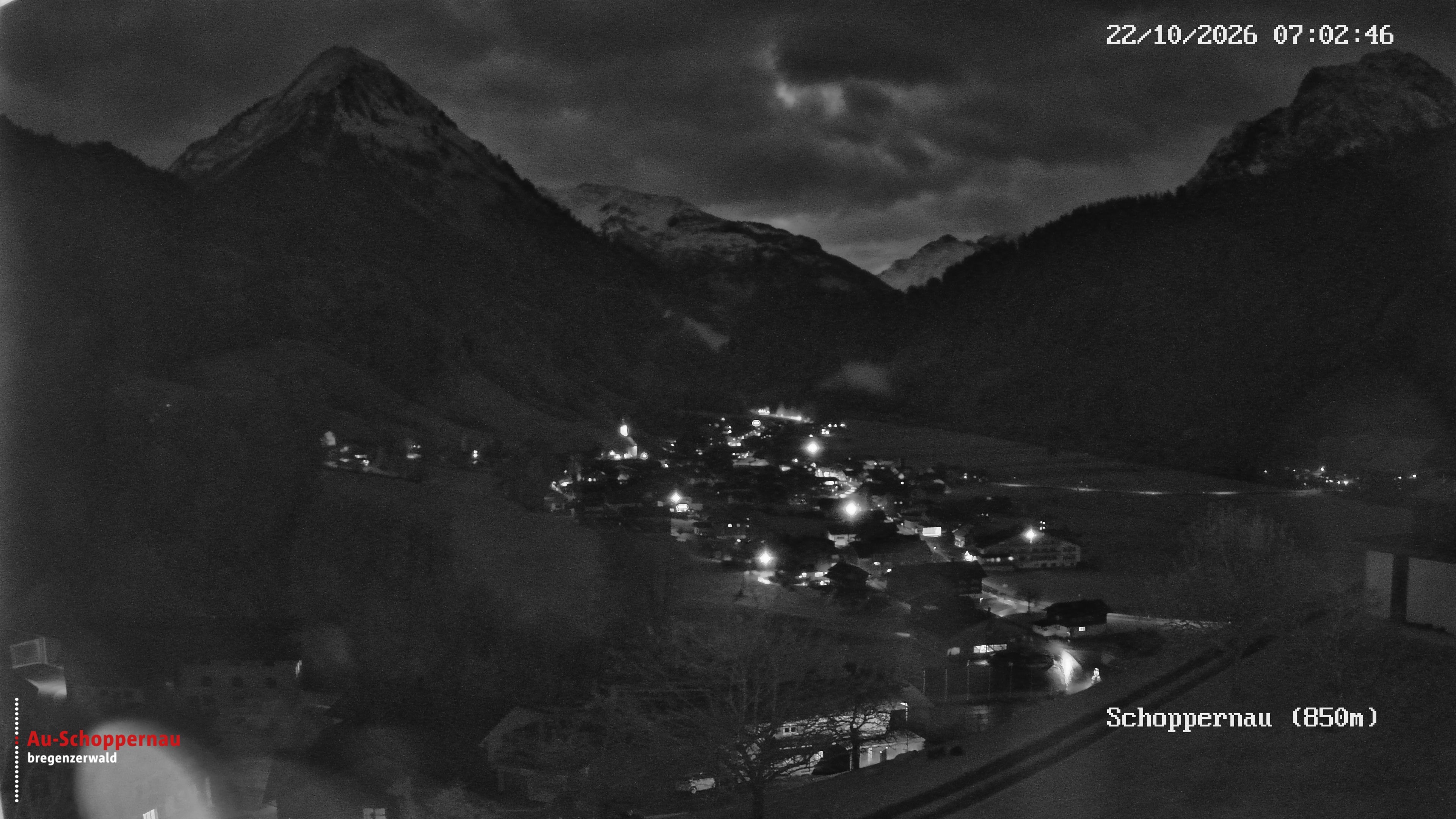 Archiv Foto Webcam Schoppernau im Bregenzerwald