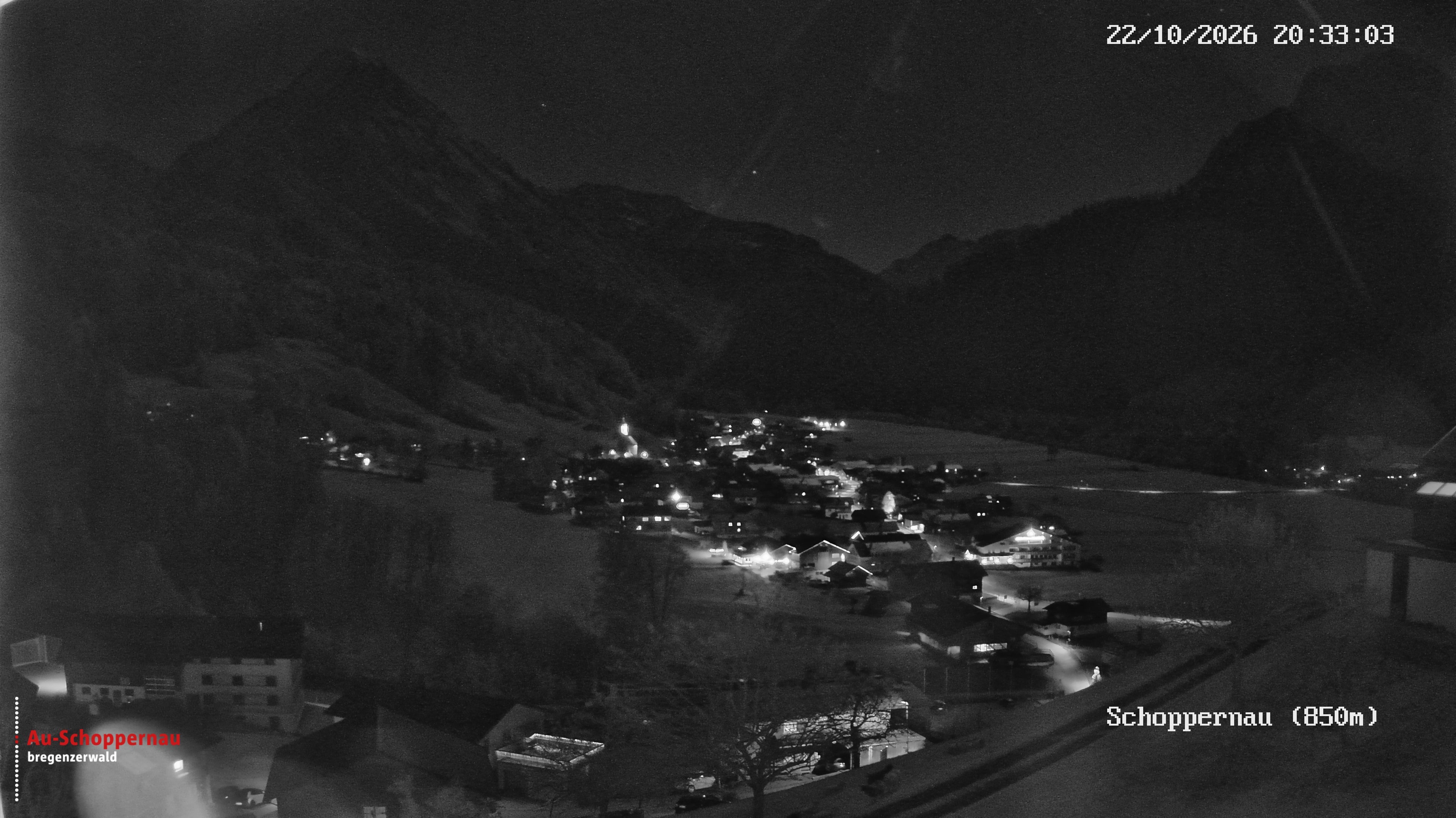 Archiv Foto Webcam Schoppernau im Bregenzerwald