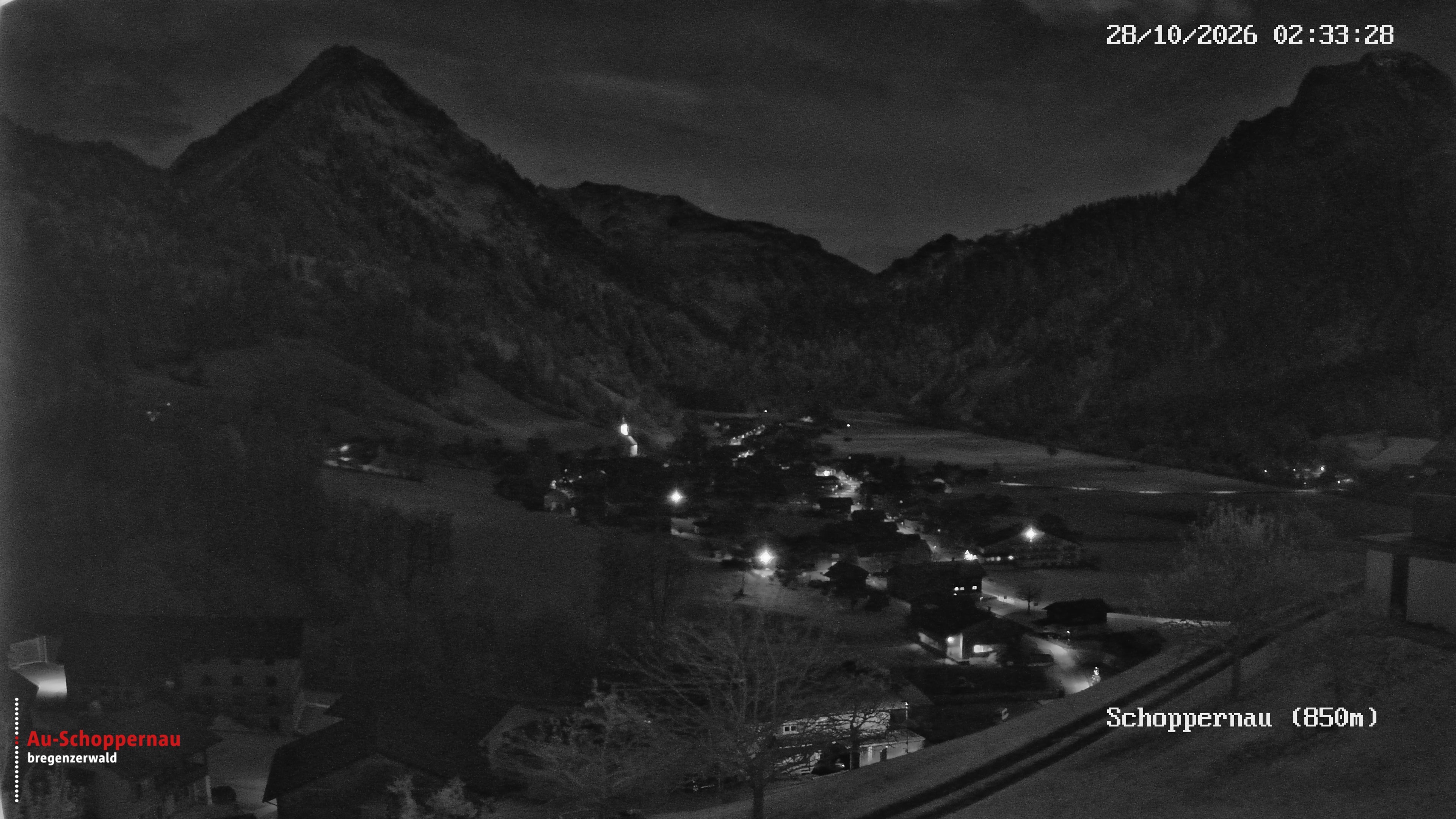 Archiv Foto Webcam Schoppernau im Bregenzerwald