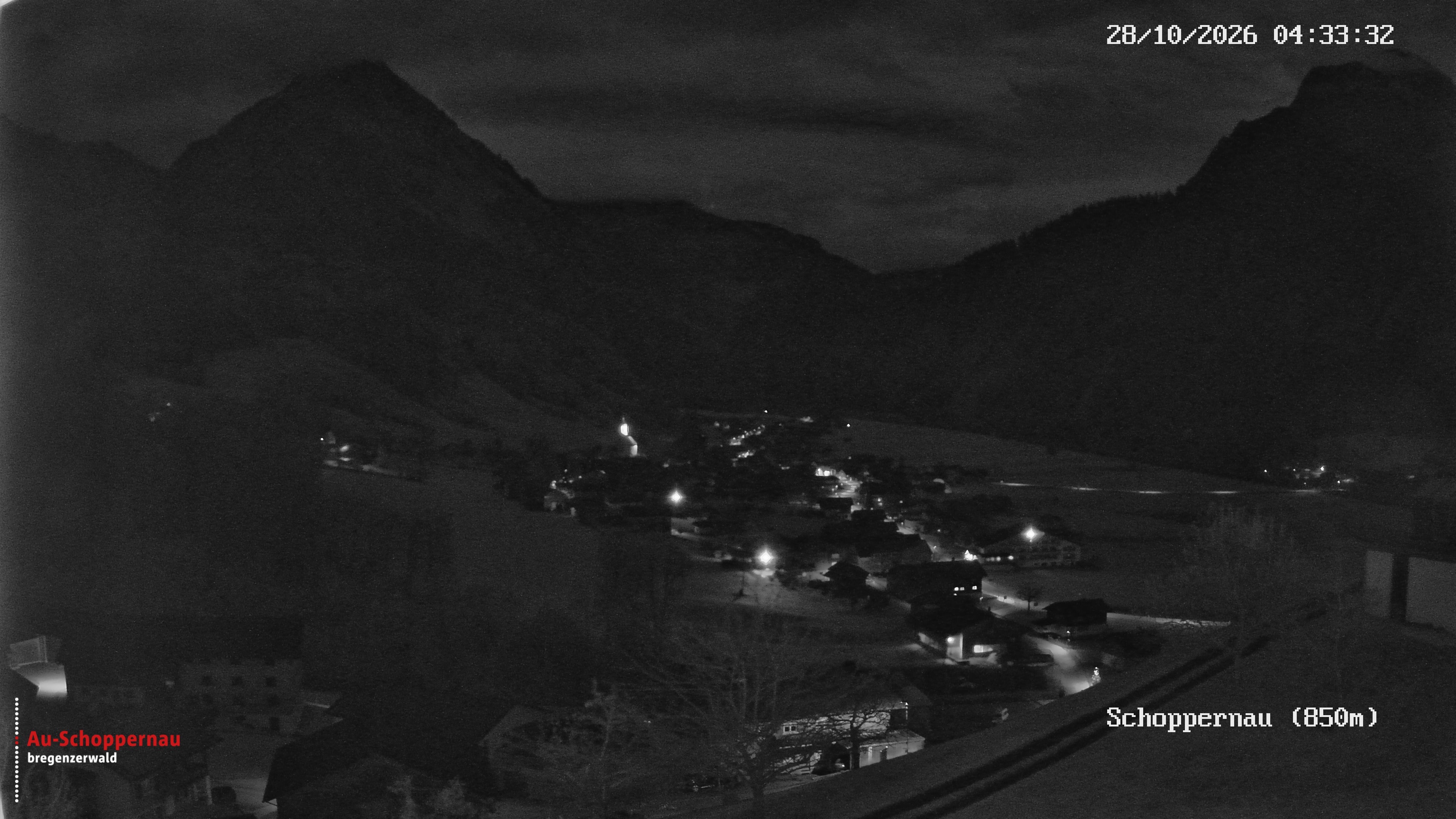 Archiv Foto Webcam Schoppernau im Bregenzerwald
