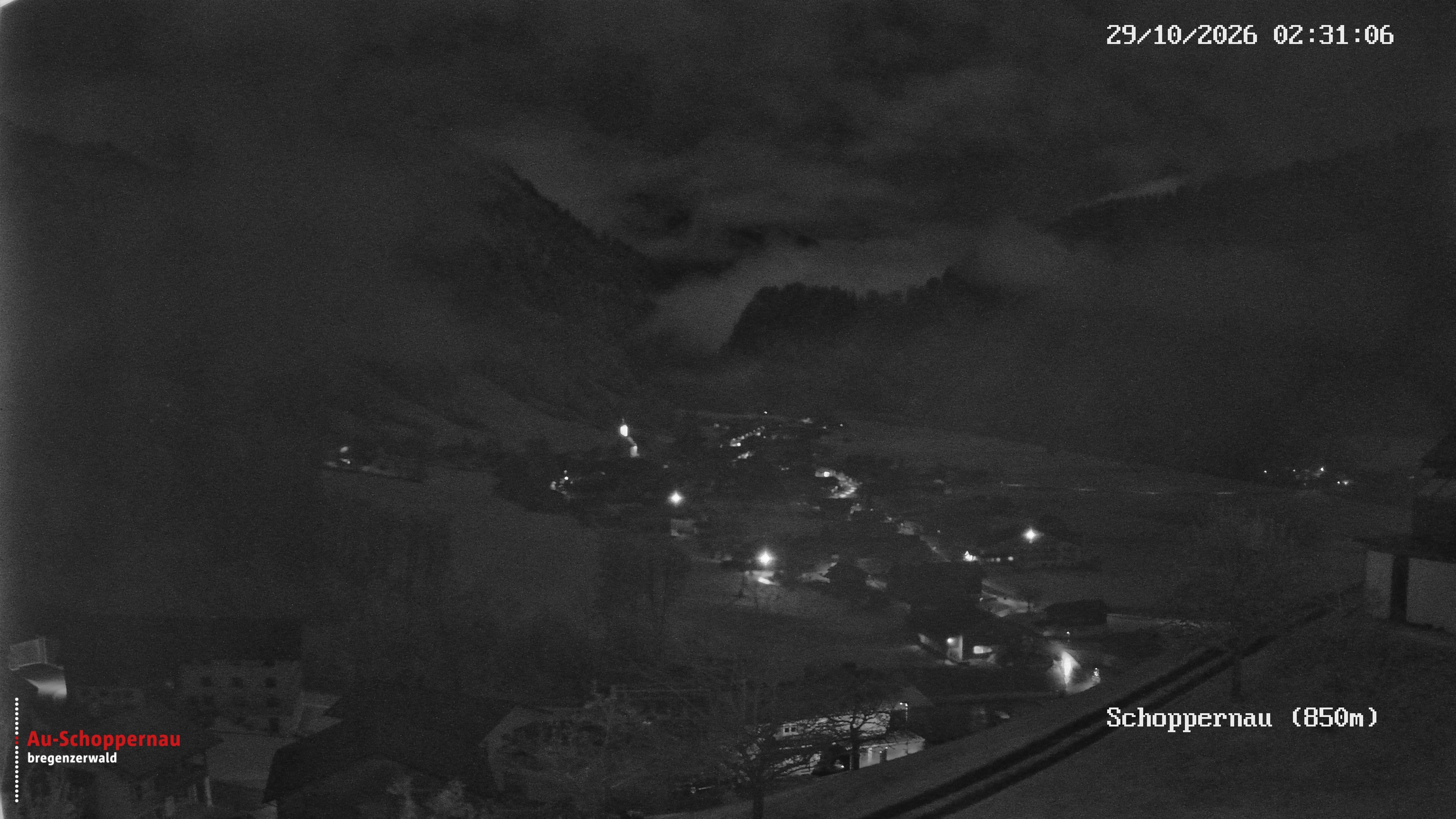 Archiv Foto Webcam Schoppernau im Bregenzerwald