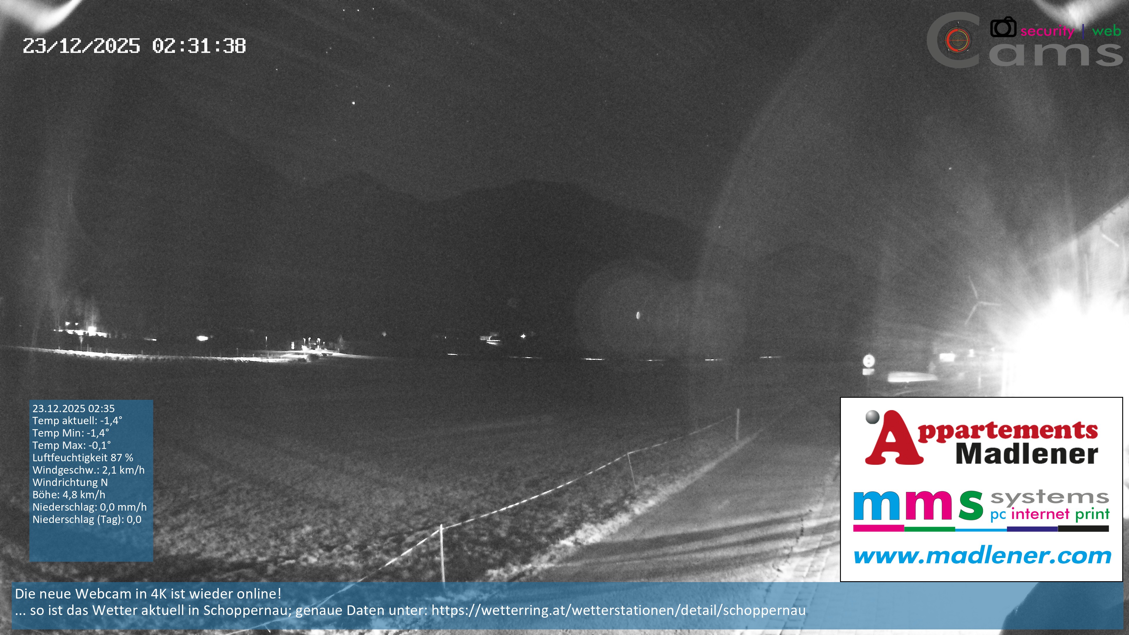 Archiv Foto Webcam Schoppernau Unterdorf im Bregenzerwald