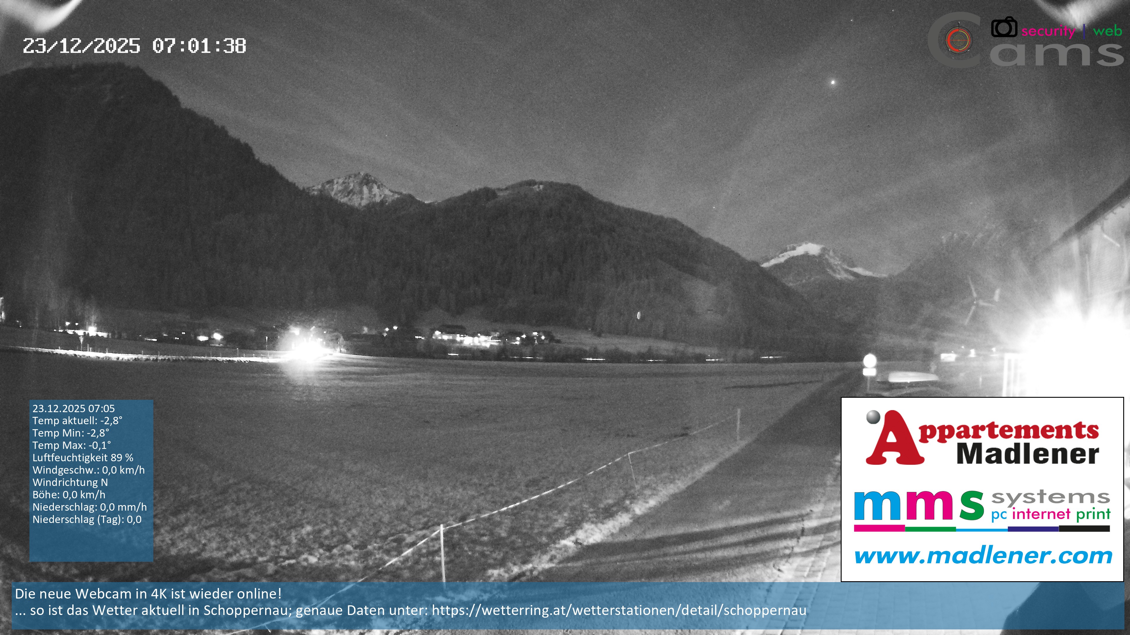 Archiv Foto Webcam Schoppernau Unterdorf im Bregenzerwald