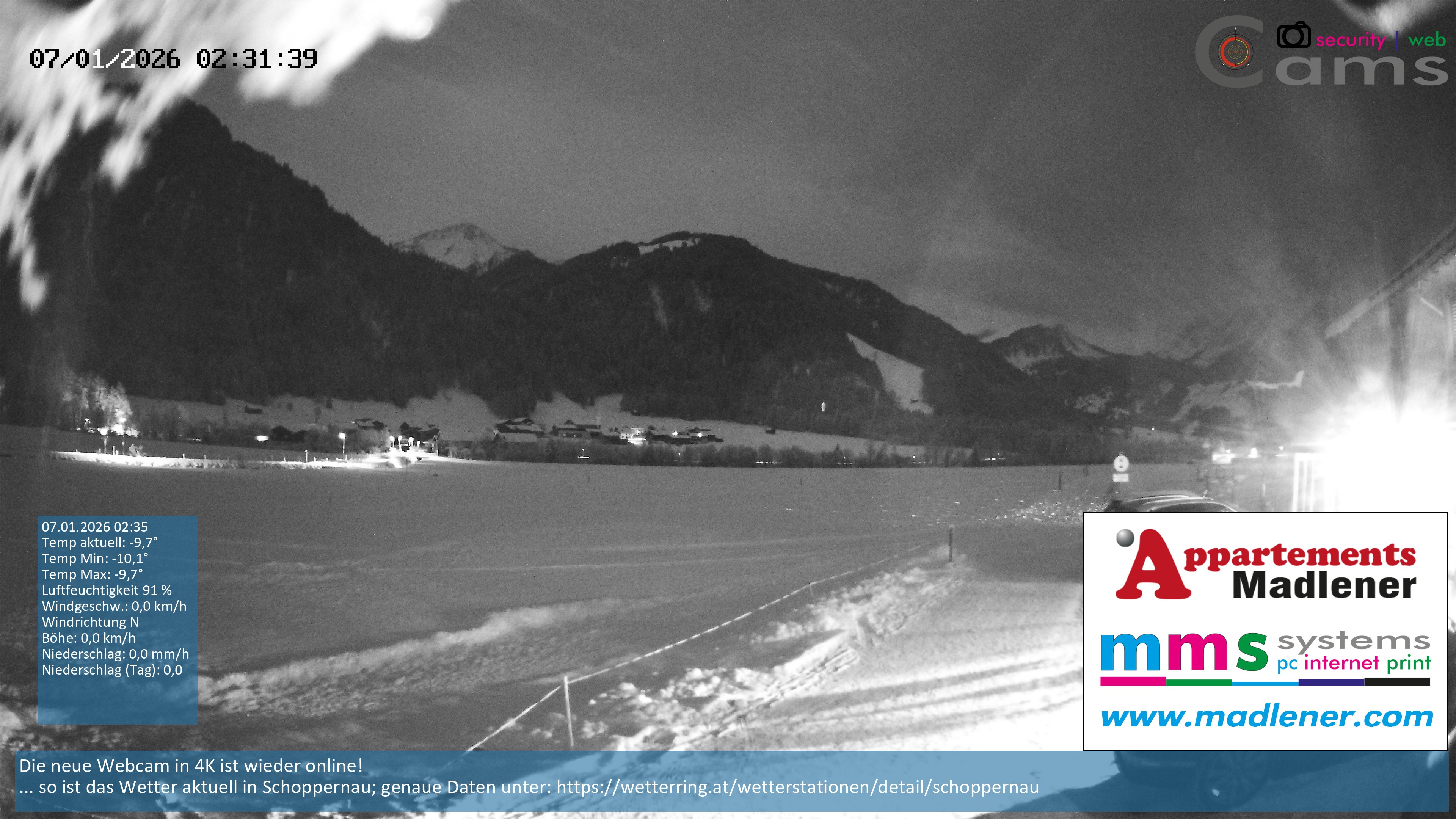 Archiv Foto Webcam Schoppernau Unterdorf im Bregenzerwald