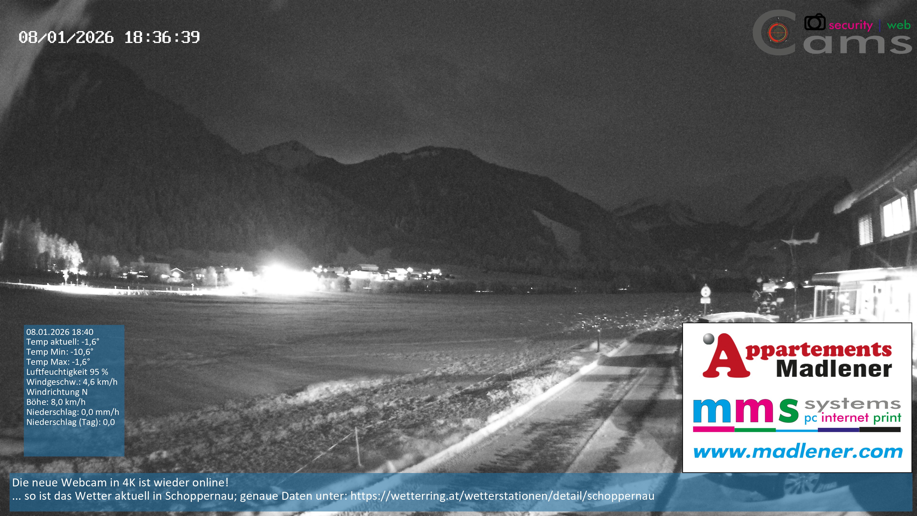 Archiv Foto Webcam Schoppernau Unterdorf im Bregenzerwald