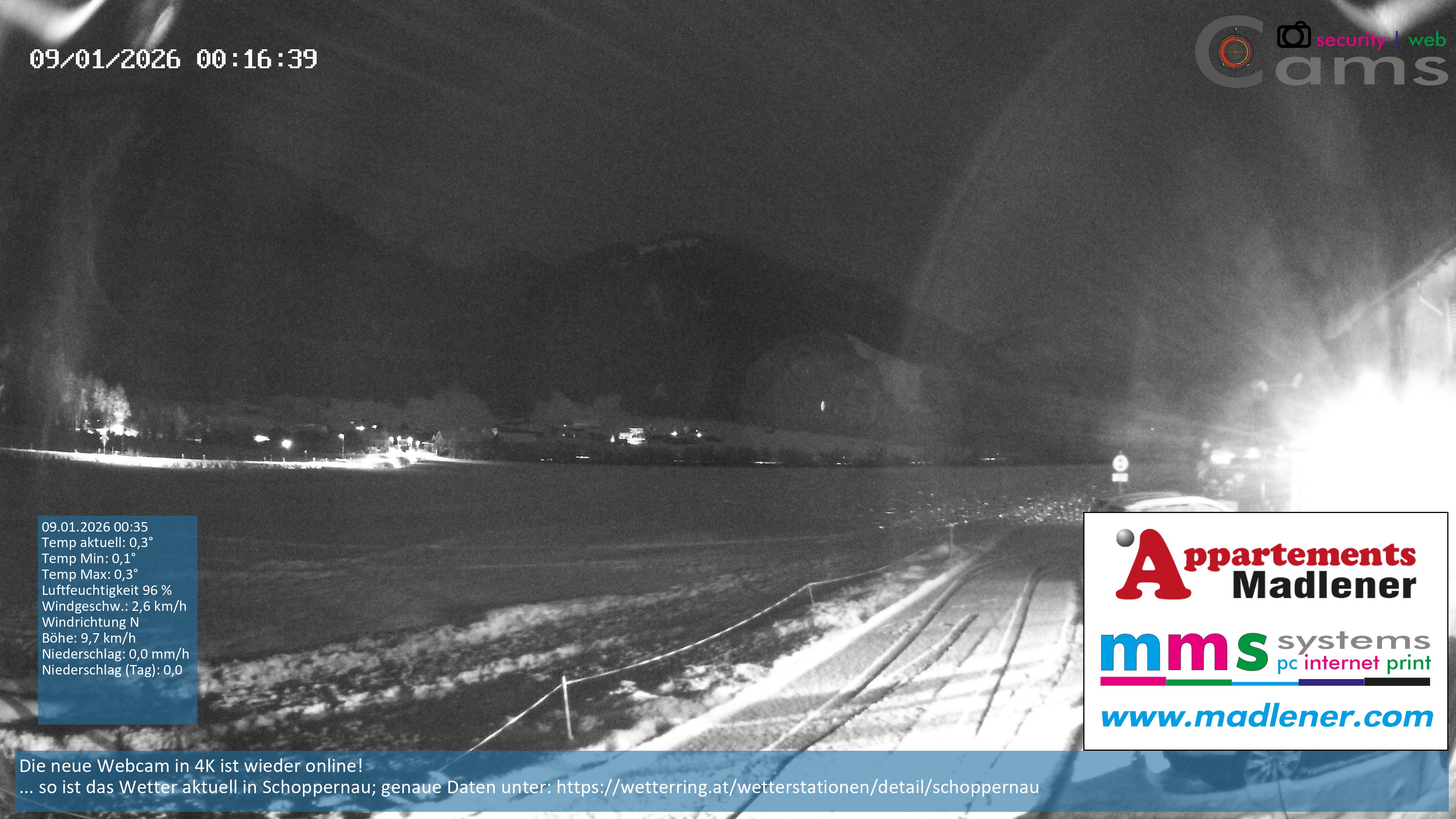 Archiv Foto Webcam Schoppernau Unterdorf im Bregenzerwald