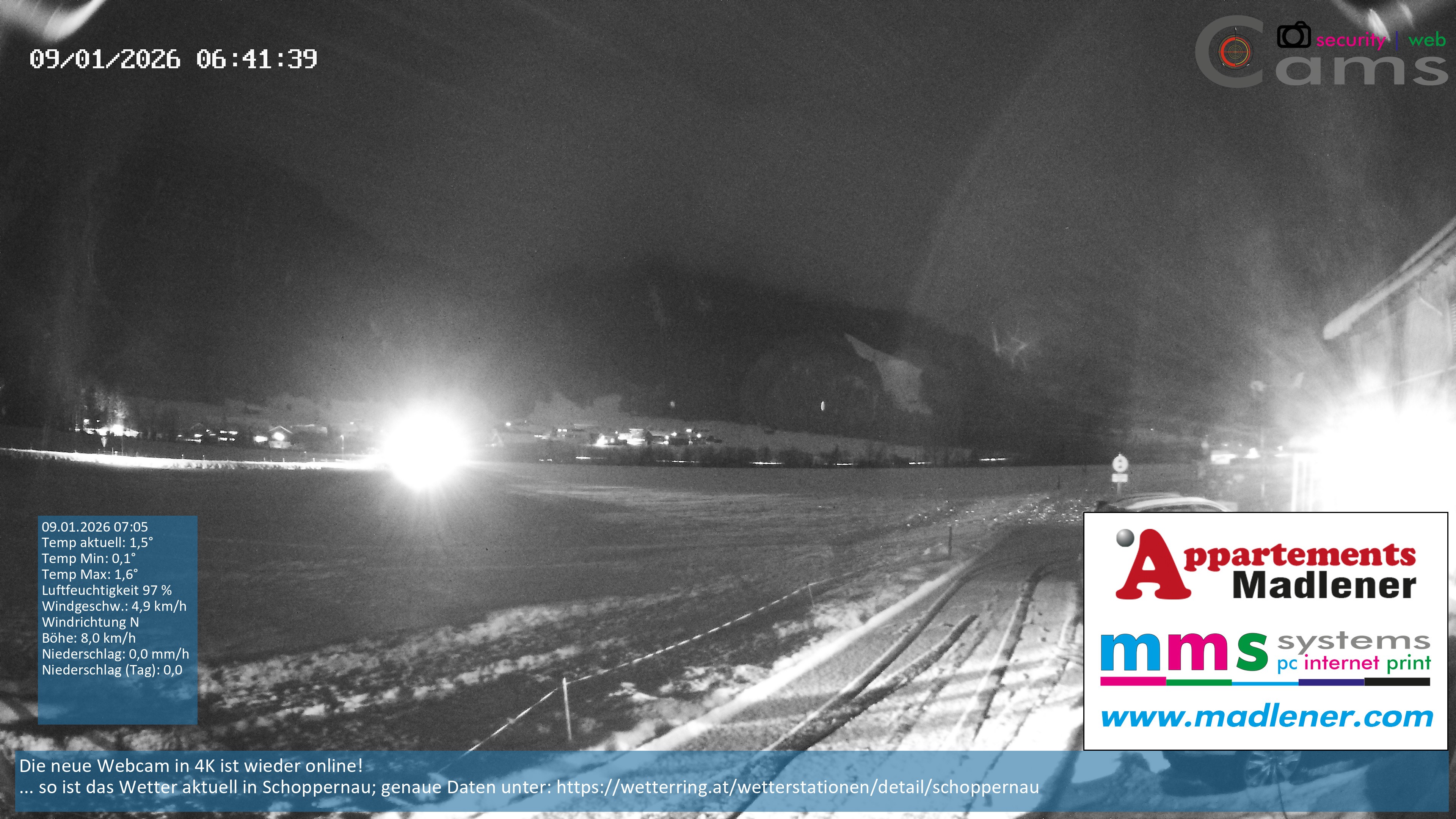 Archiv Foto Webcam Schoppernau Unterdorf im Bregenzerwald