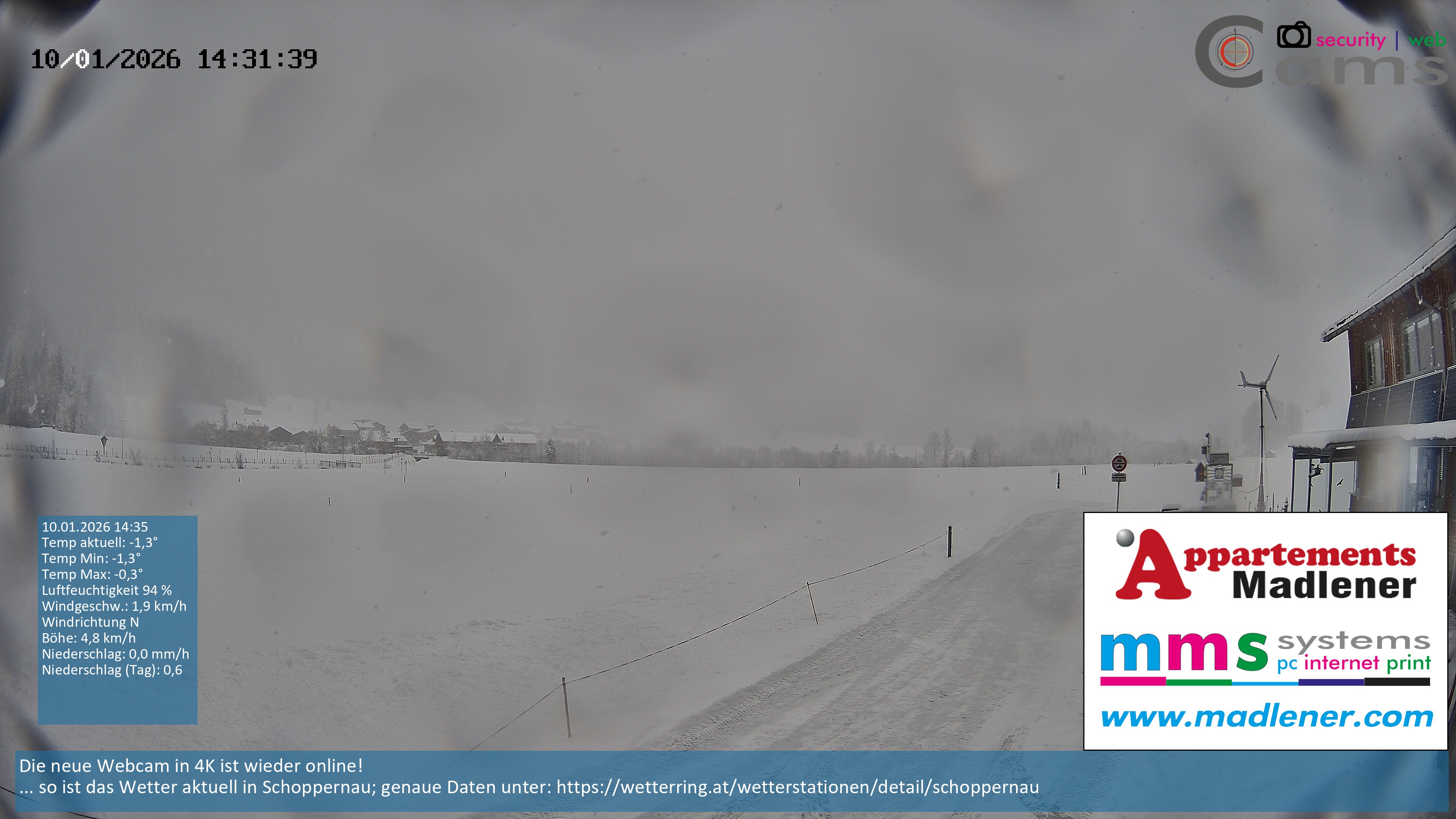 Archiv Foto Webcam Schoppernau Unterdorf im Bregenzerwald