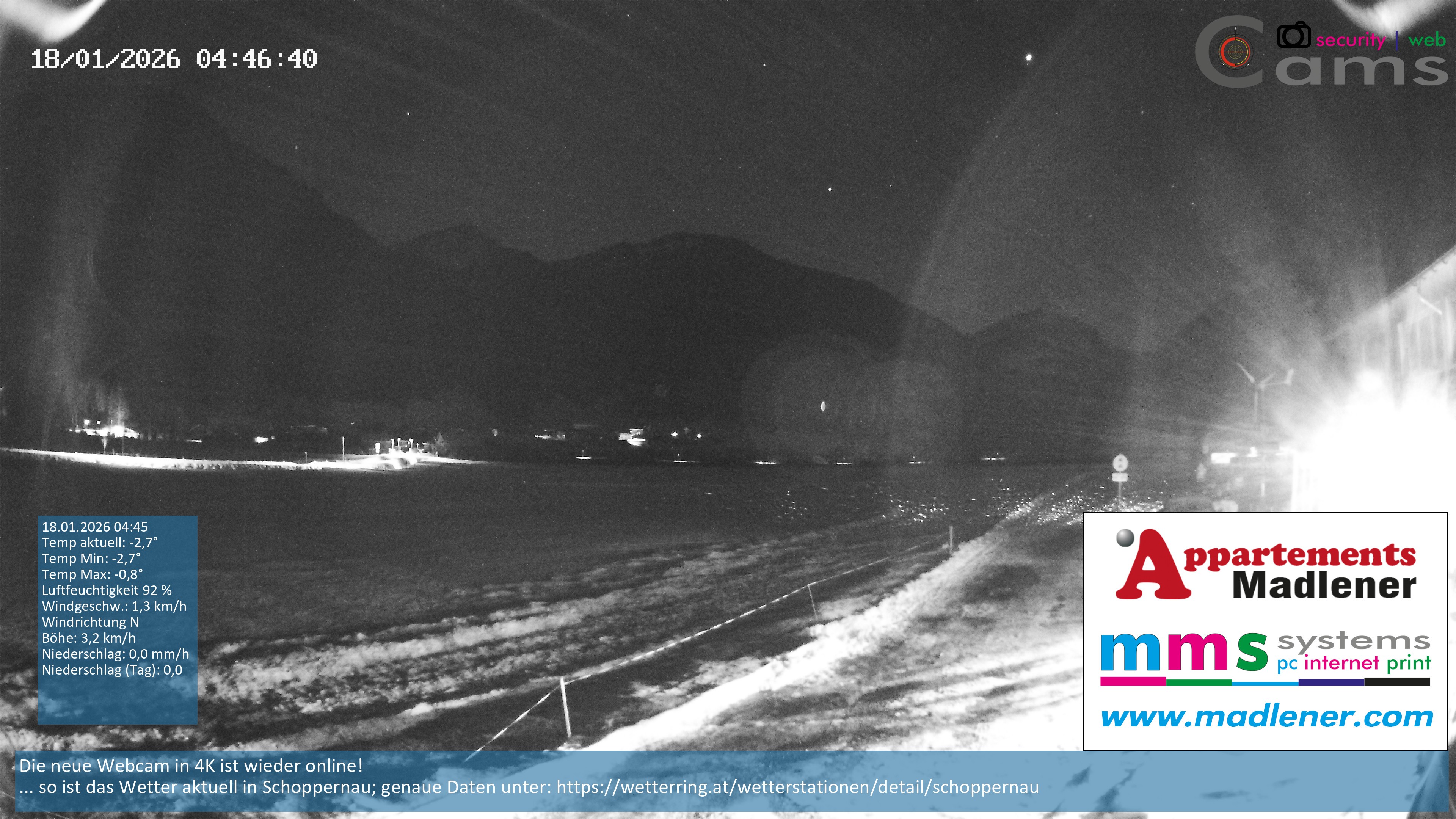 Archiv Foto Webcam Schoppernau Unterdorf im Bregenzerwald