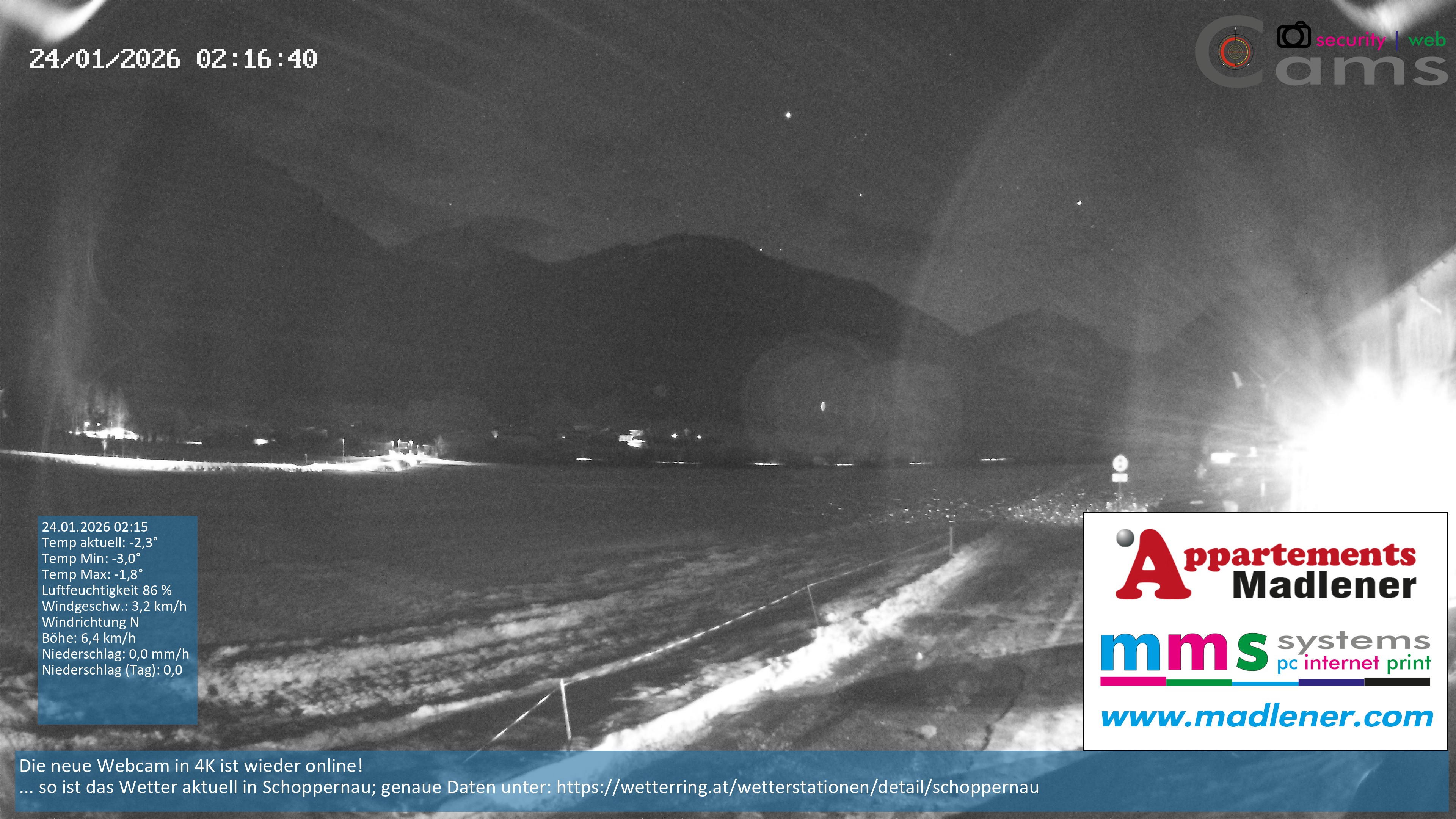 Archived image Webcam Schoppernau lower valley in the Bregenzerwald