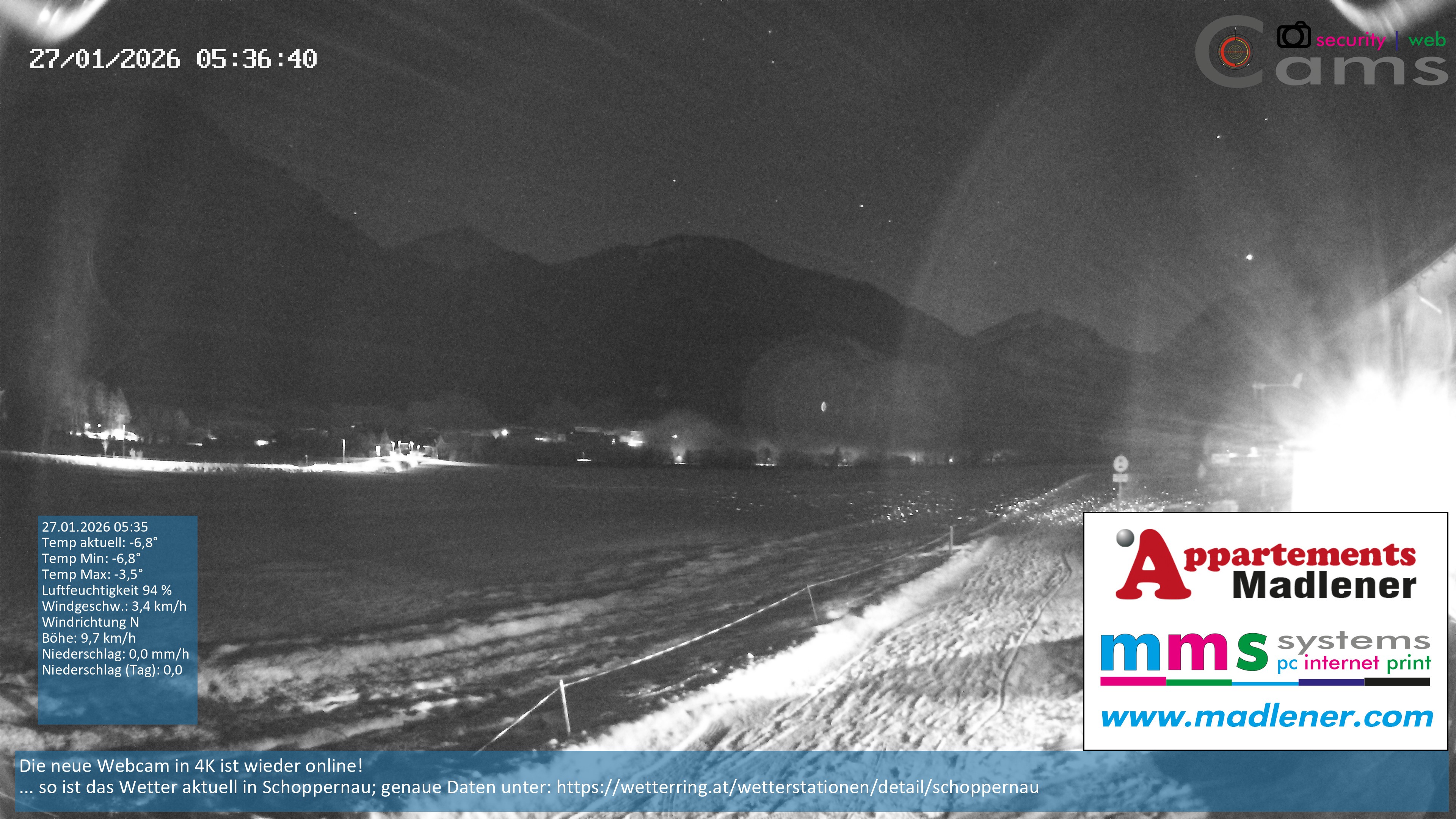 Archiv Foto Webcam Schoppernau Unterdorf im Bregenzerwald