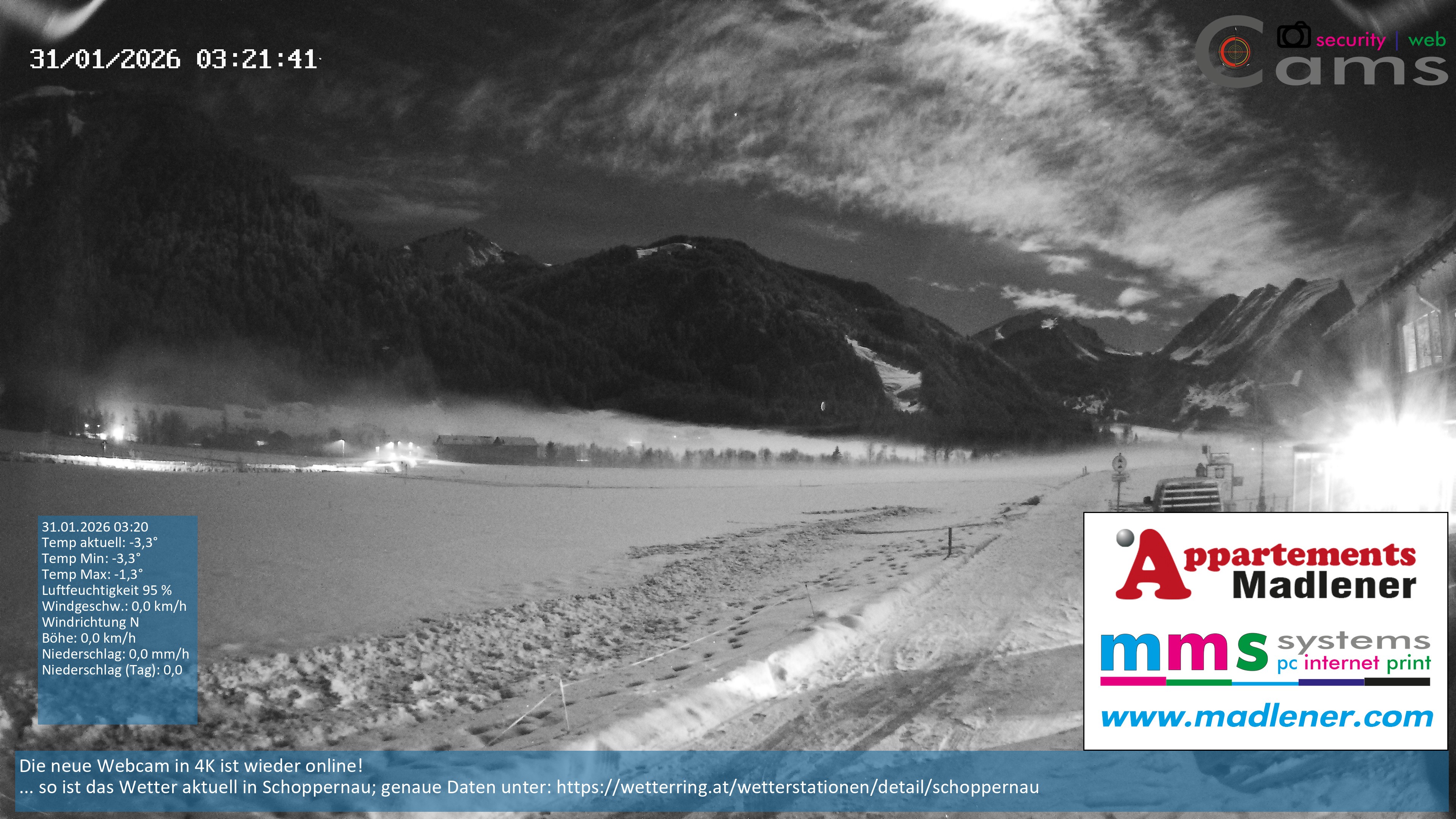 Archiv Foto Webcam Schoppernau Unterdorf im Bregenzerwald