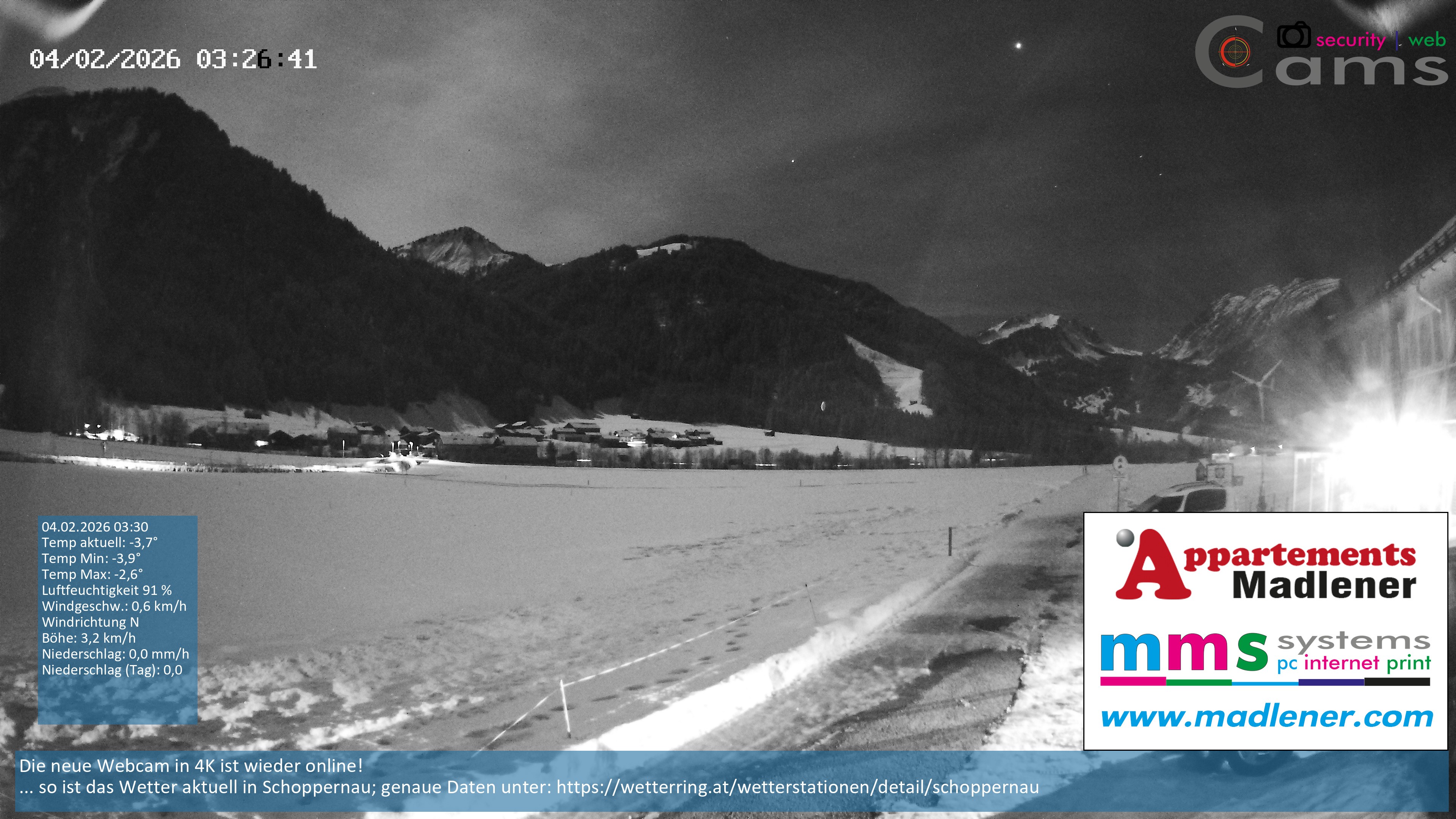 Archiv Foto Webcam Schoppernau Unterdorf im Bregenzerwald