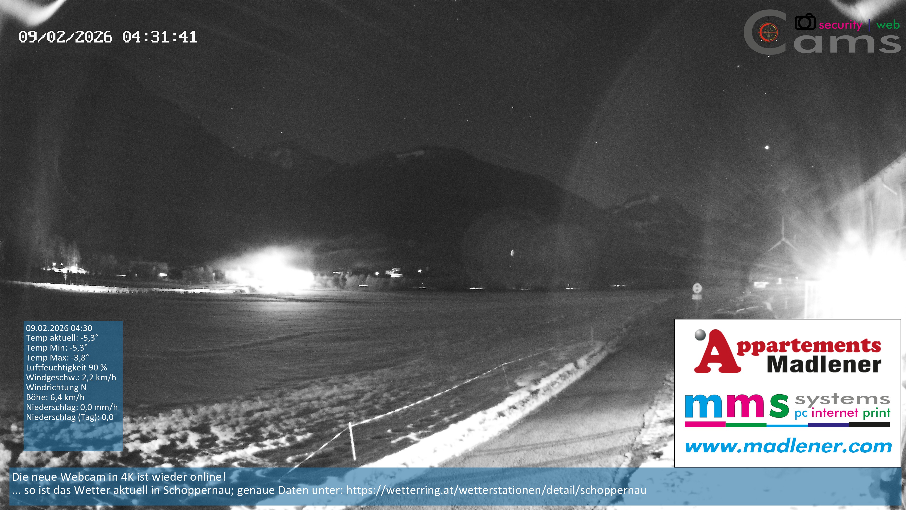 Archived image Webcam Schoppernau lower valley in the Bregenzerwald