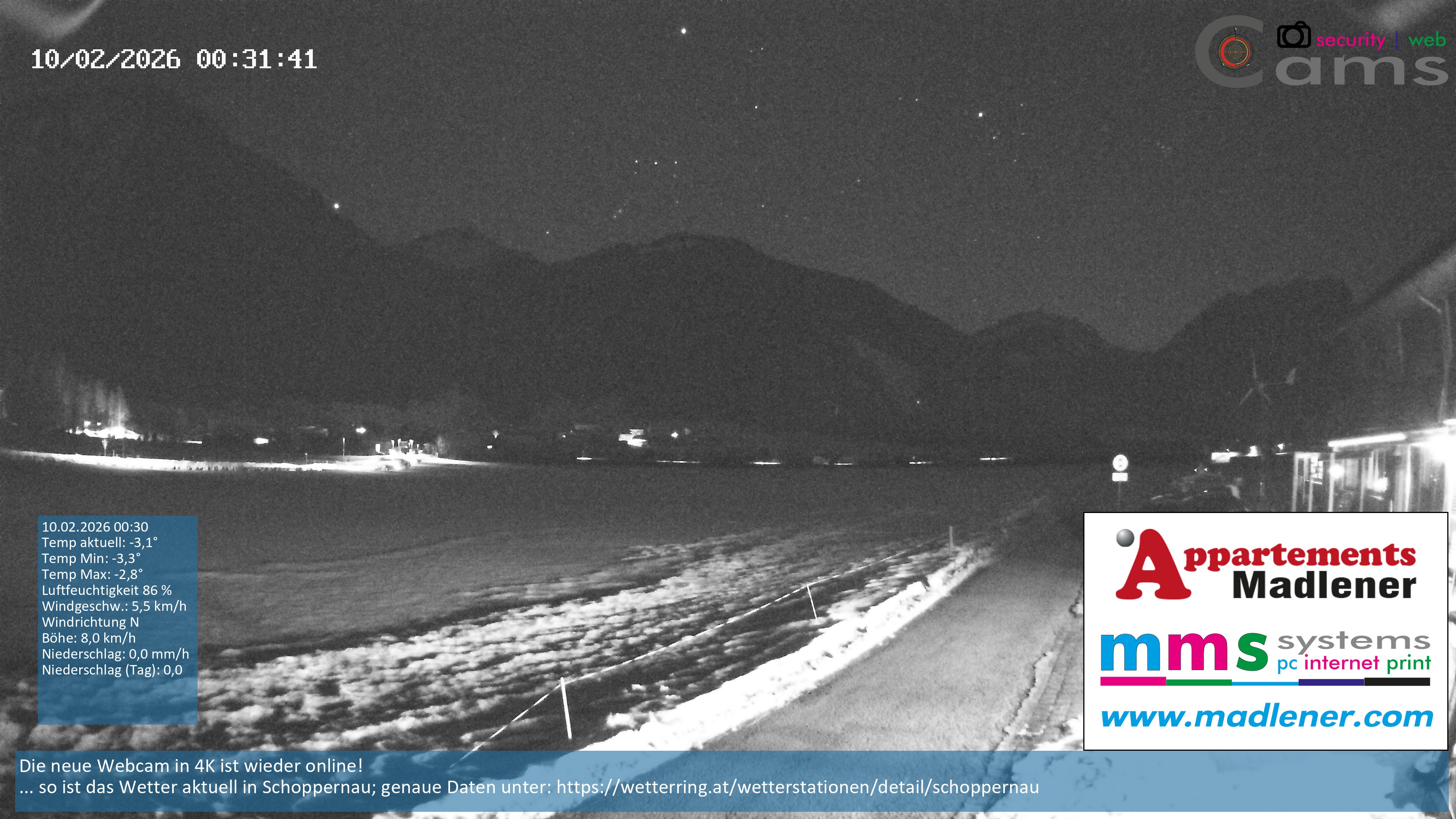 Archiv Foto Webcam Schoppernau Unterdorf im Bregenzerwald