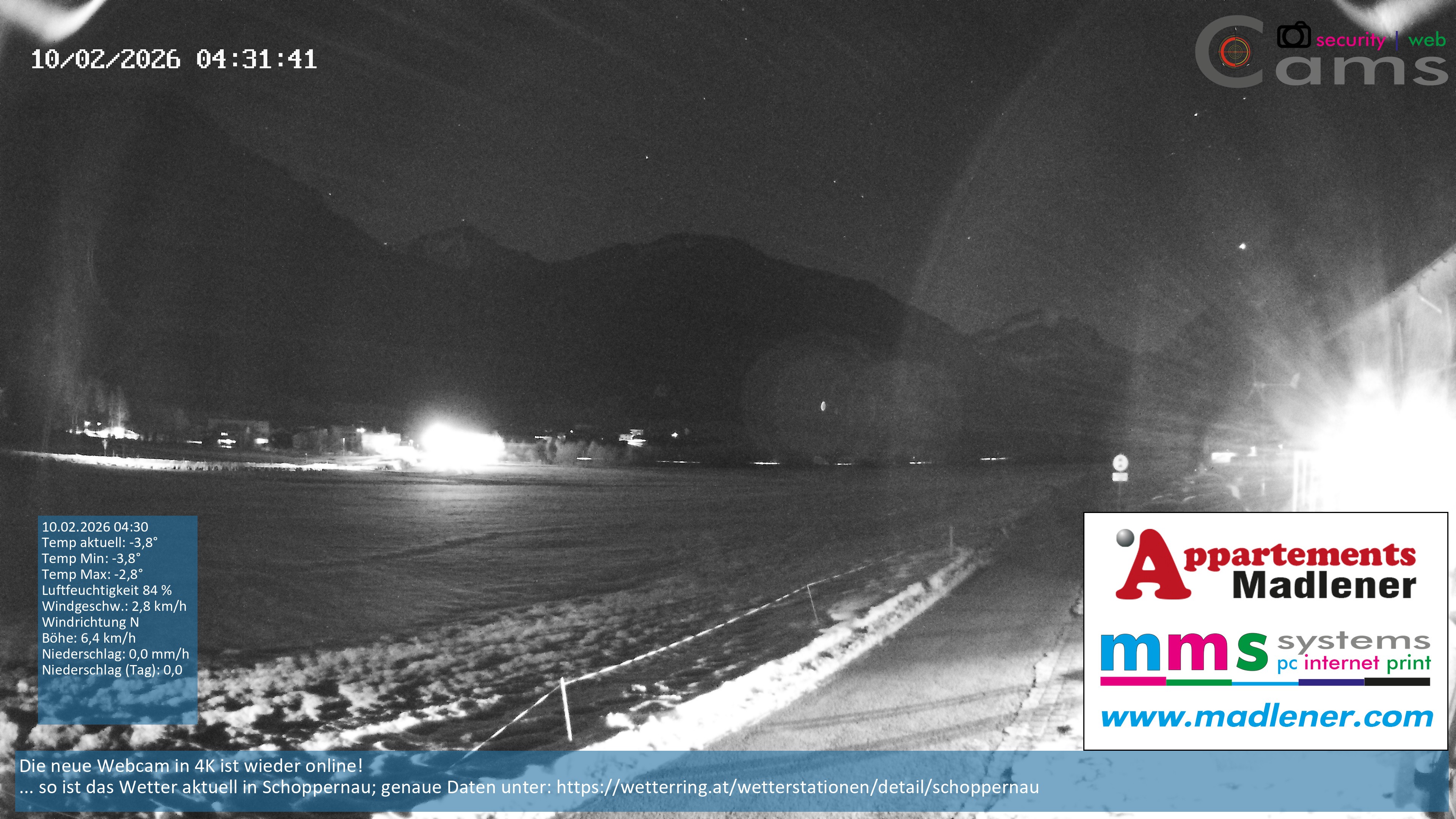 Archiv Foto Webcam Schoppernau Unterdorf im Bregenzerwald