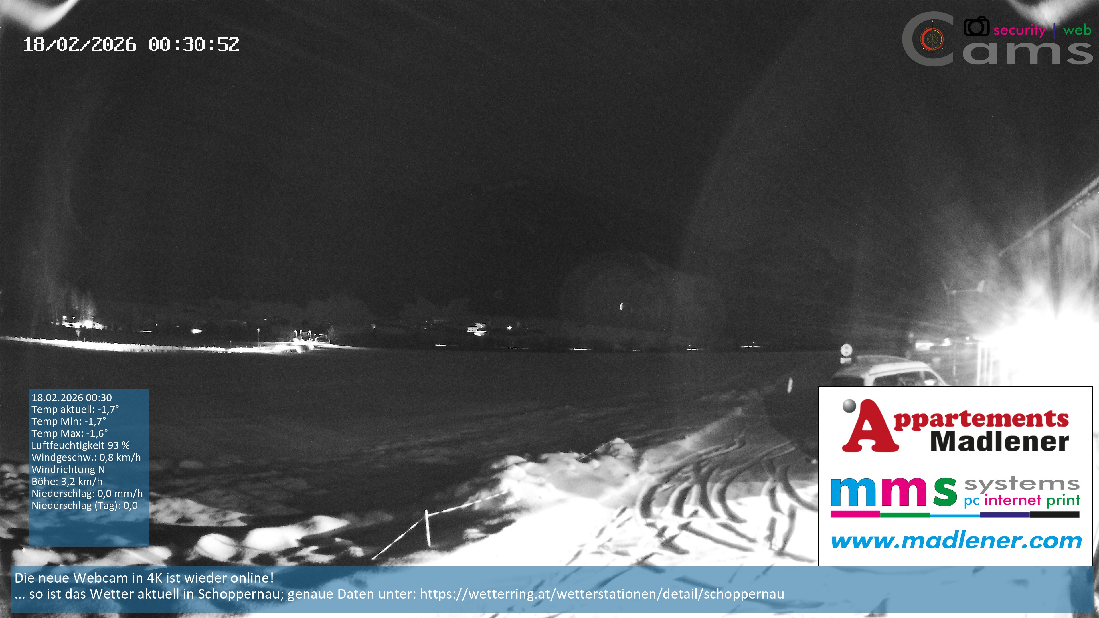 Archiv Foto Webcam Schoppernau Unterdorf im Bregenzerwald