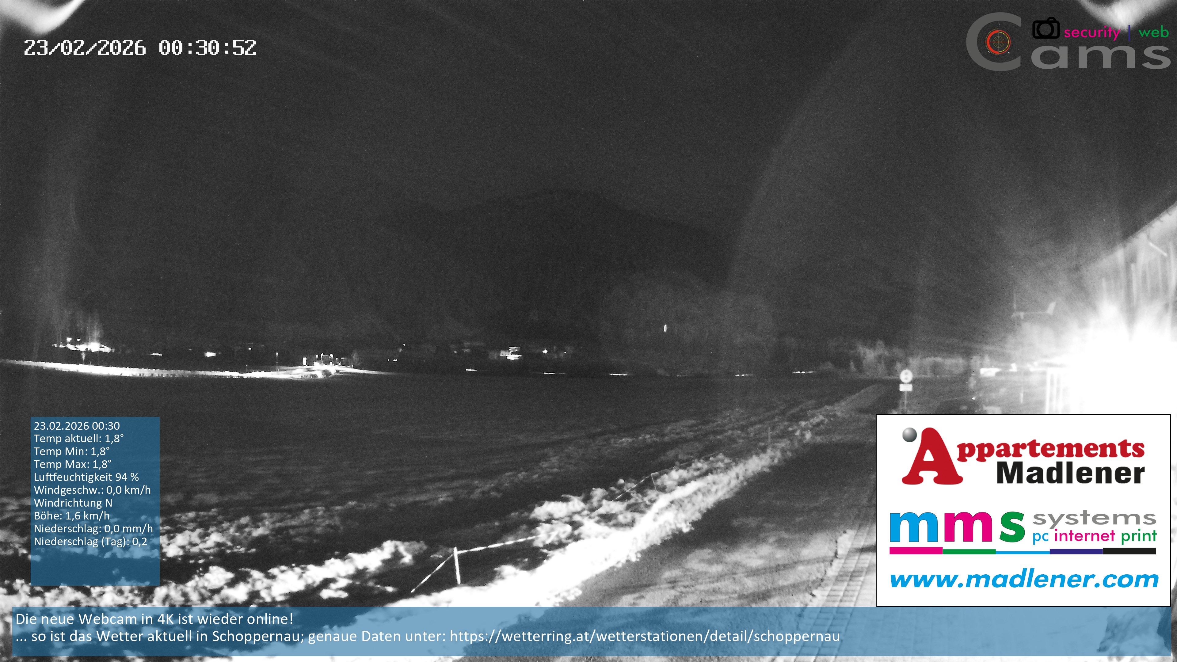 Archiv Foto Webcam Schoppernau Unterdorf im Bregenzerwald