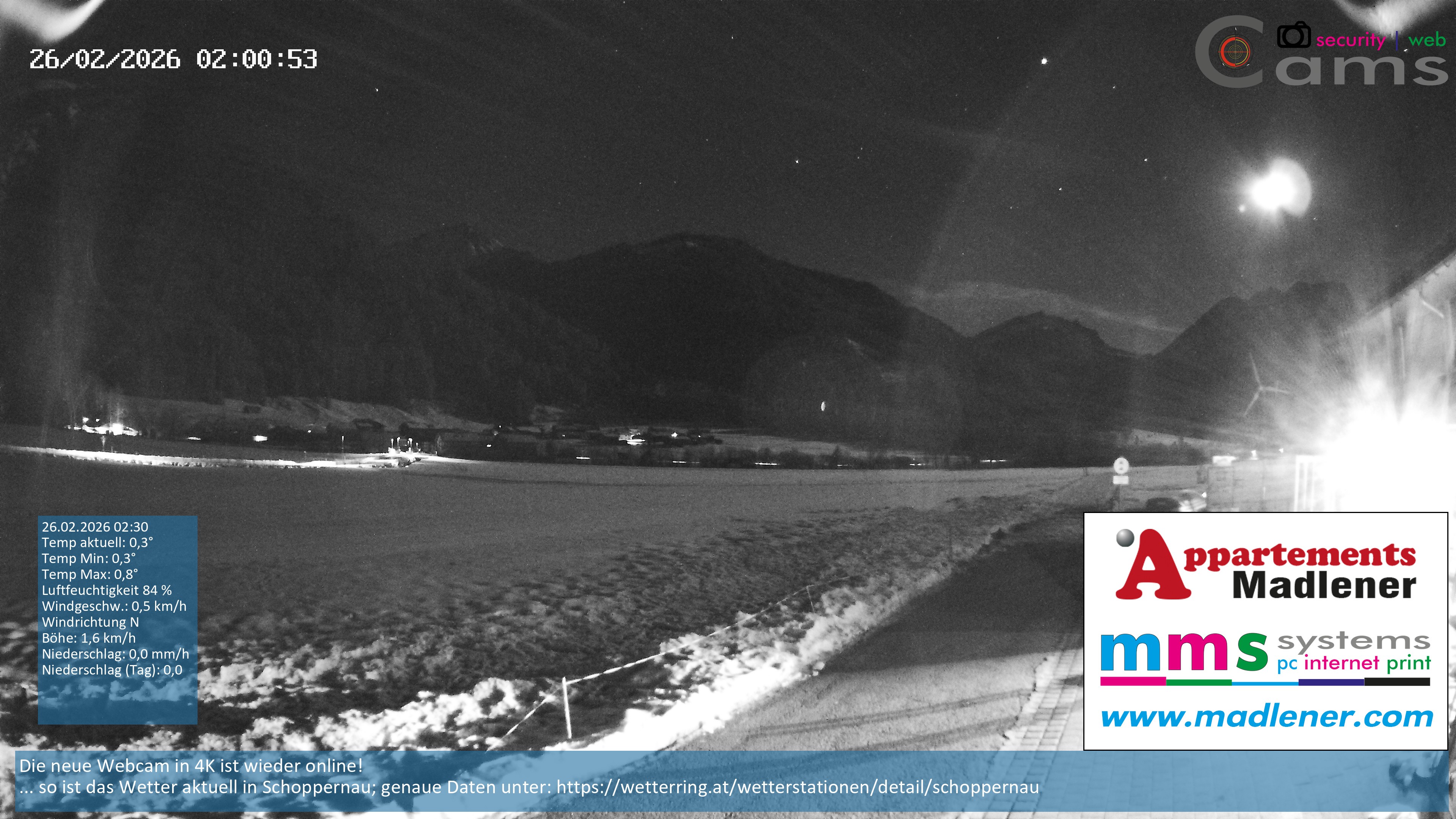 Archived image Webcam Schoppernau lower valley in the Bregenzerwald