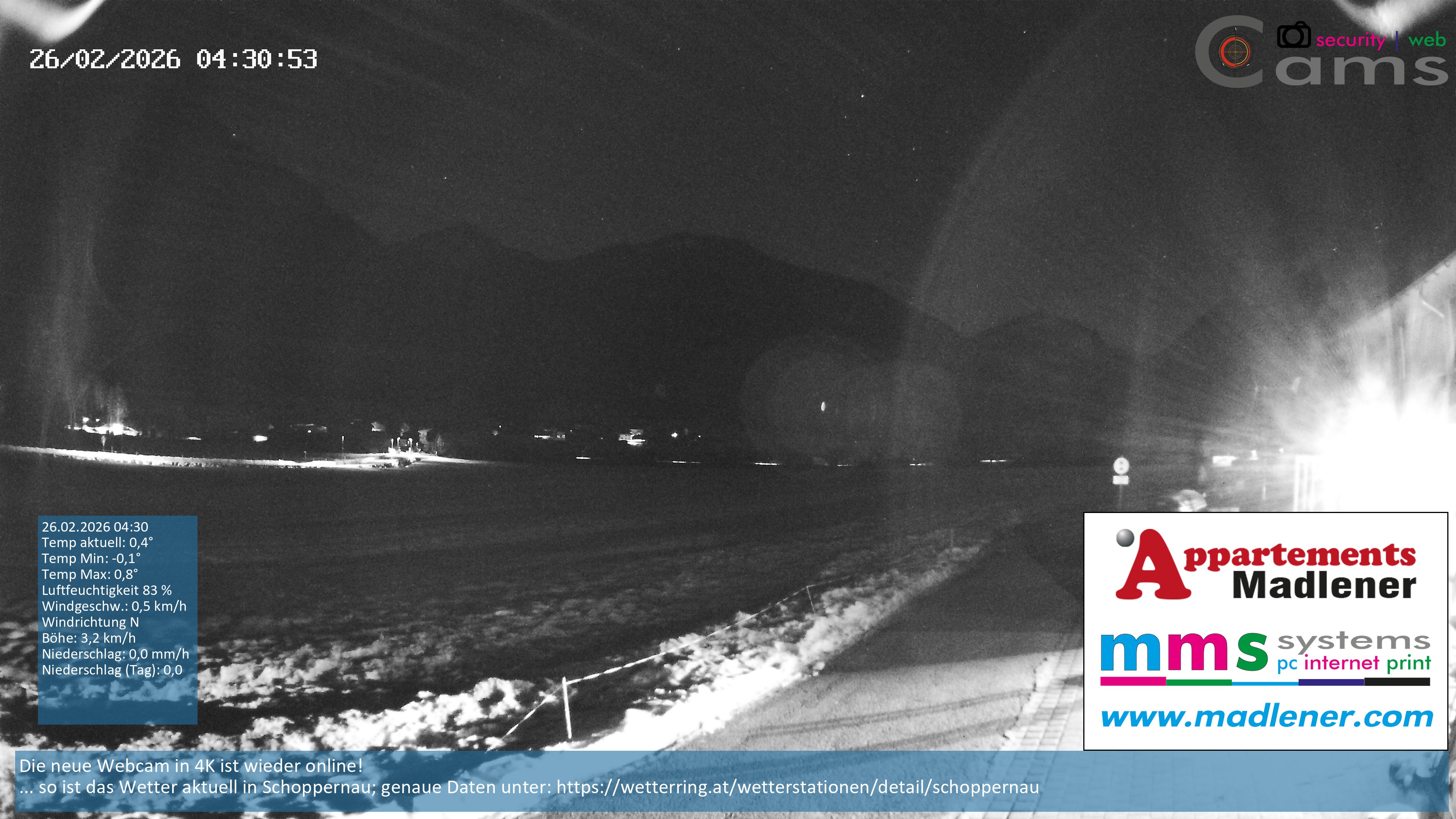 Archived image Webcam Schoppernau lower valley in the Bregenzerwald