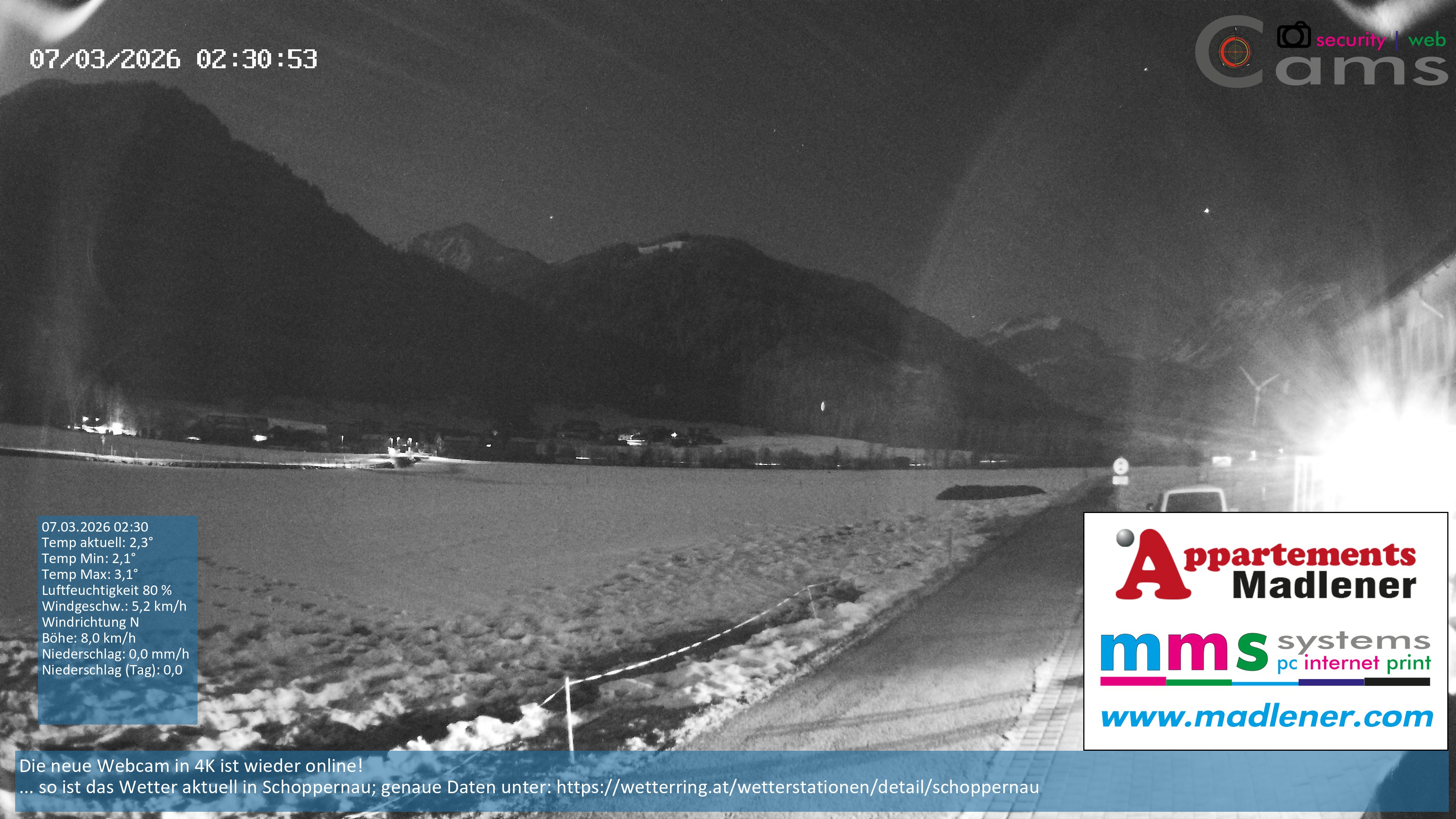 Archiv Foto Webcam Schoppernau Unterdorf im Bregenzerwald