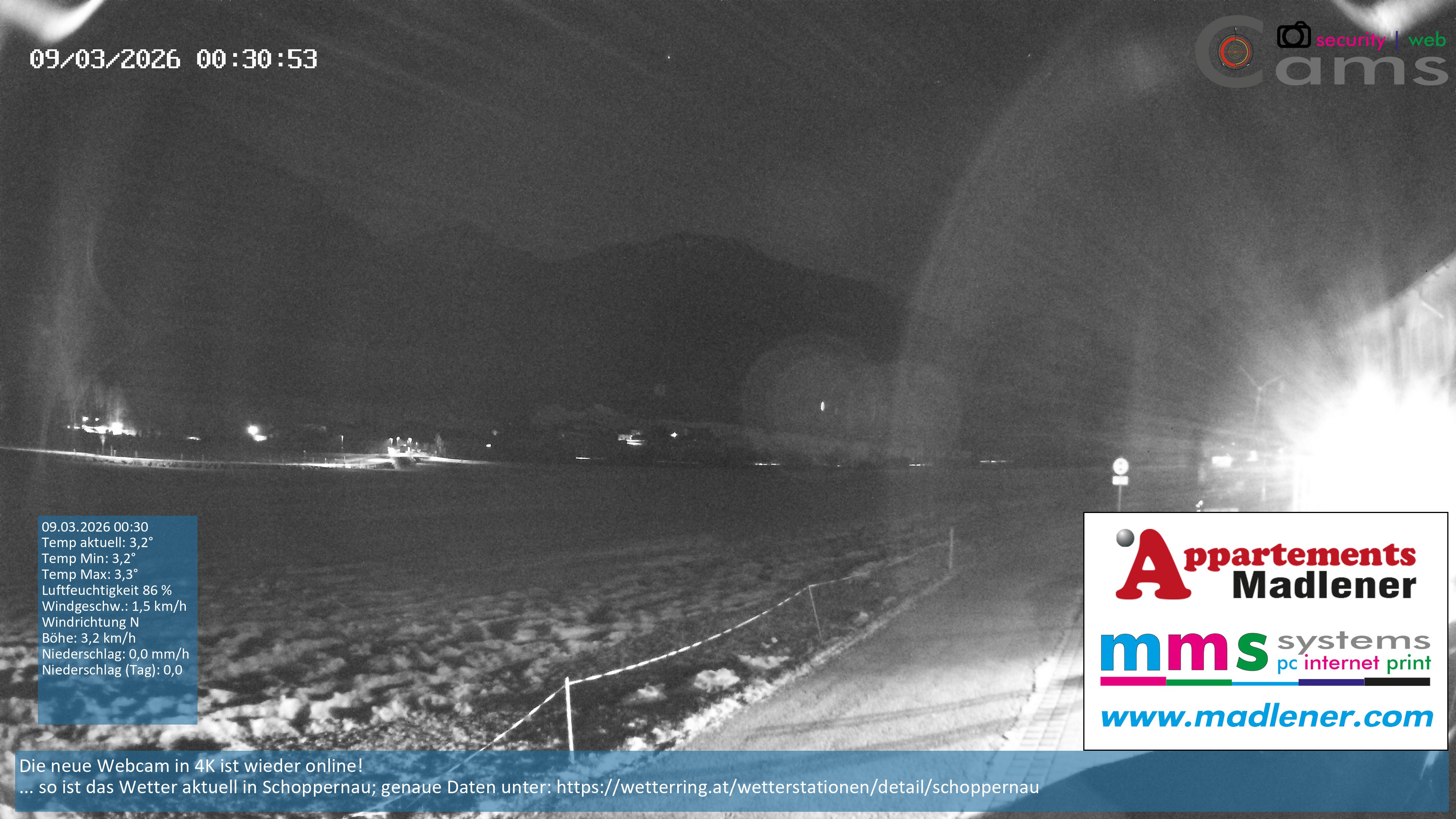 Archiv Foto Webcam Schoppernau Unterdorf im Bregenzerwald