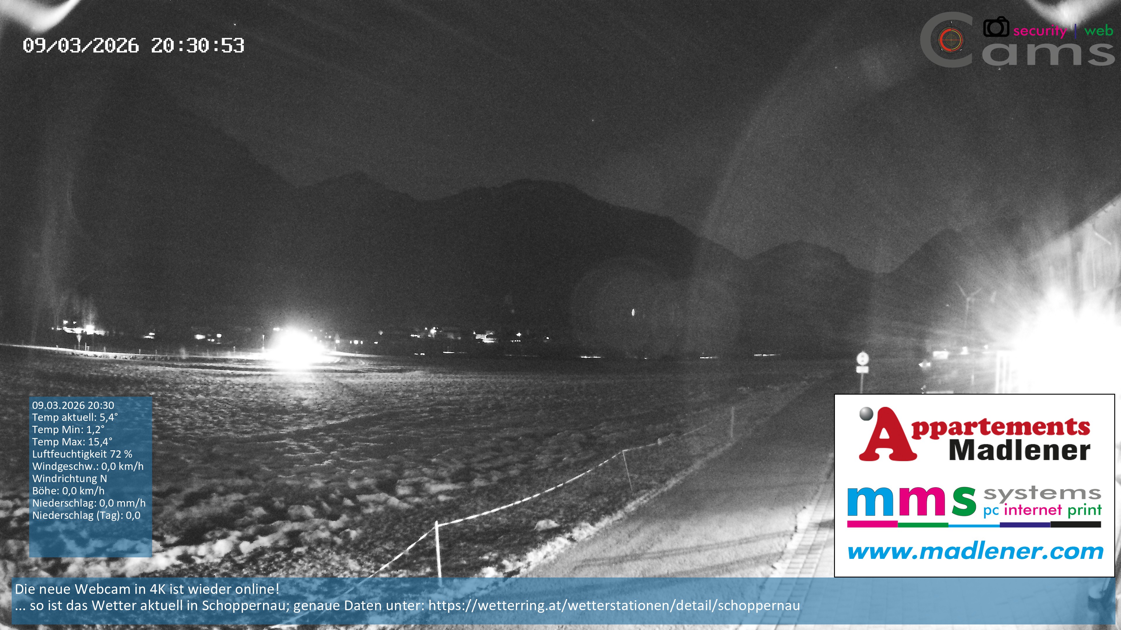 Archiv Foto Webcam Schoppernau Unterdorf im Bregenzerwald