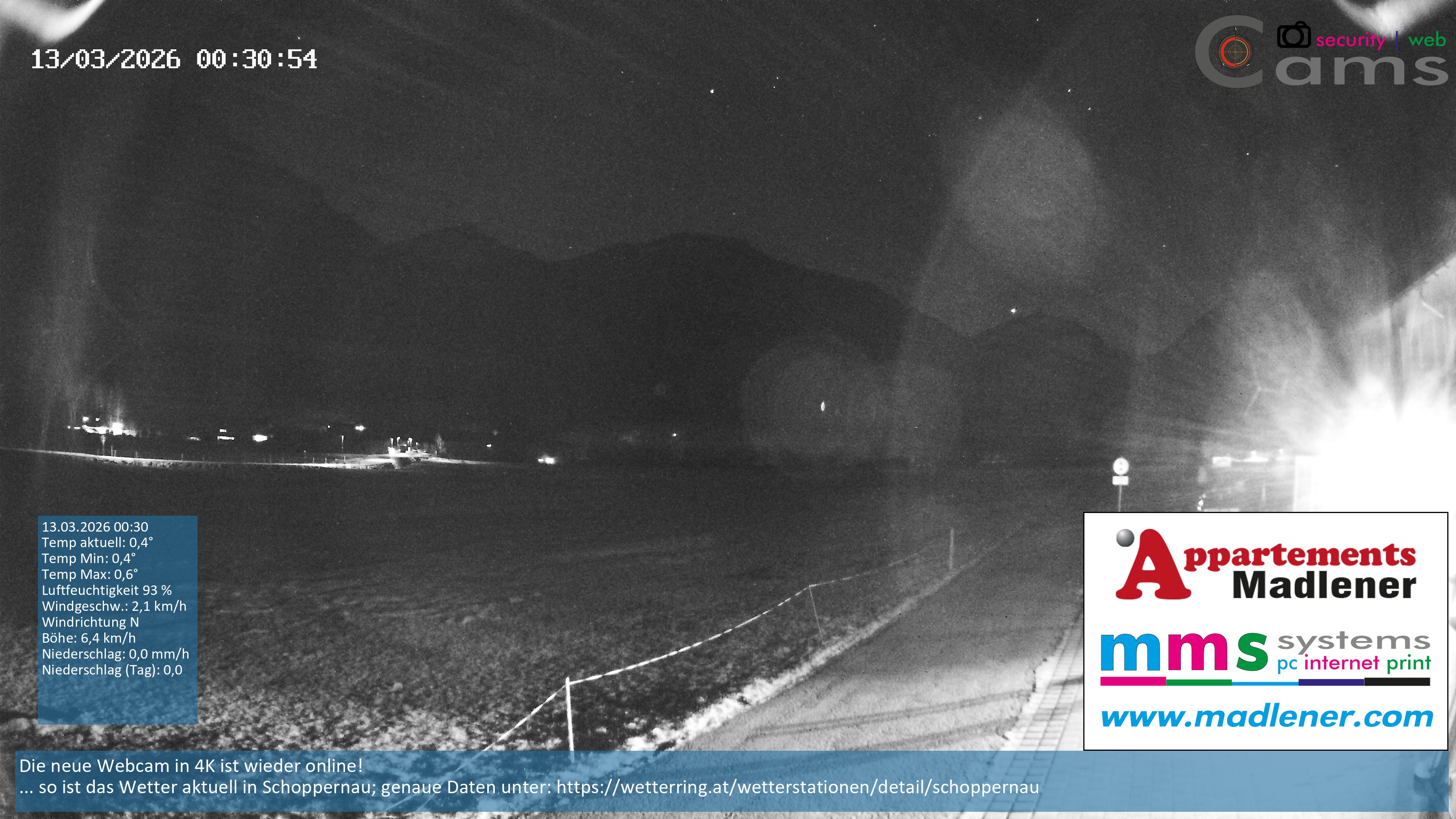 Archiv Foto Webcam Schoppernau Unterdorf im Bregenzerwald