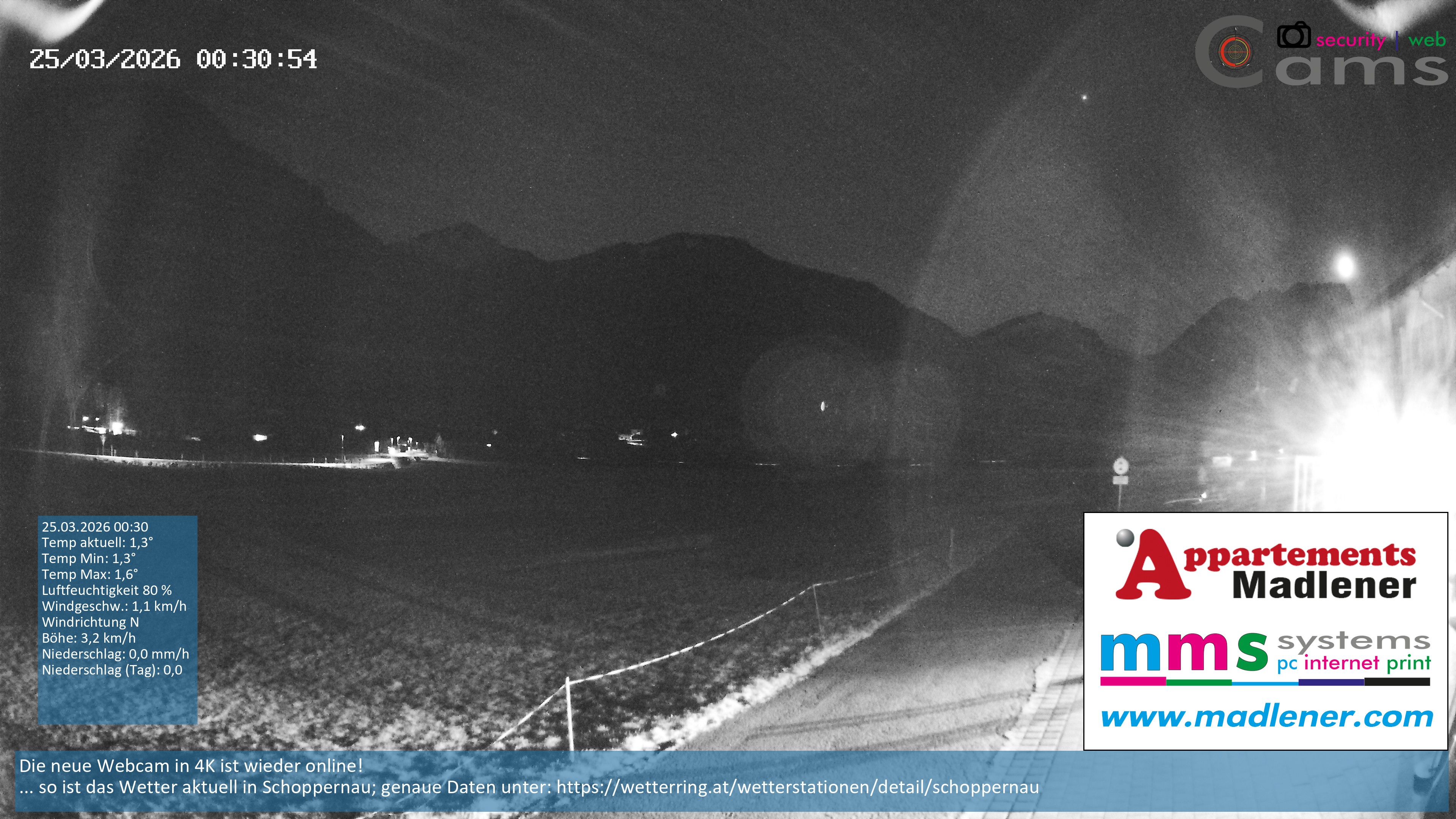 Archiv Foto Webcam Schoppernau Unterdorf im Bregenzerwald