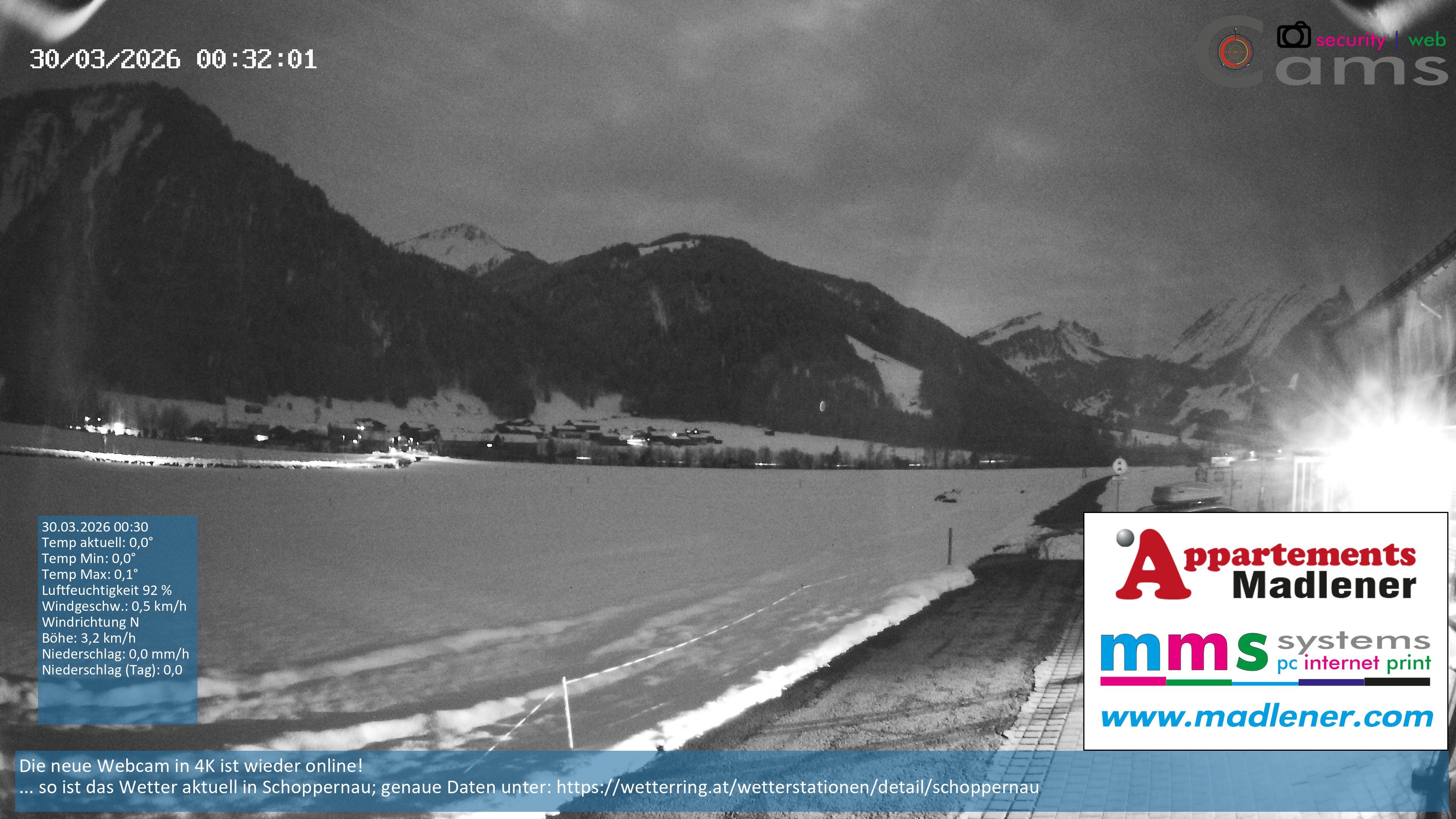 Archiv Foto Webcam Schoppernau Unterdorf im Bregenzerwald